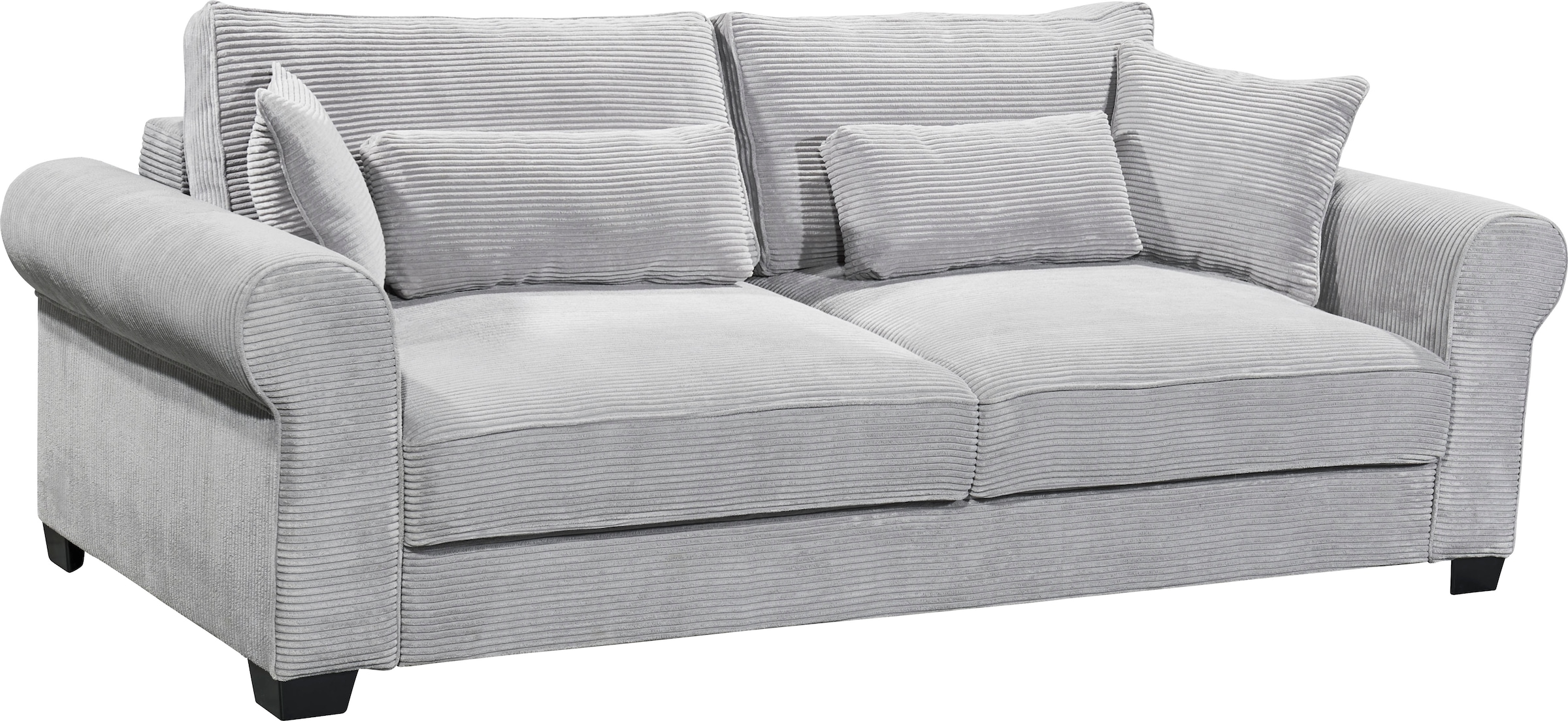 ED EXCITING DESIGN Schlafsofa »Angelina« mit Bettkasten & 4 Zierkissen