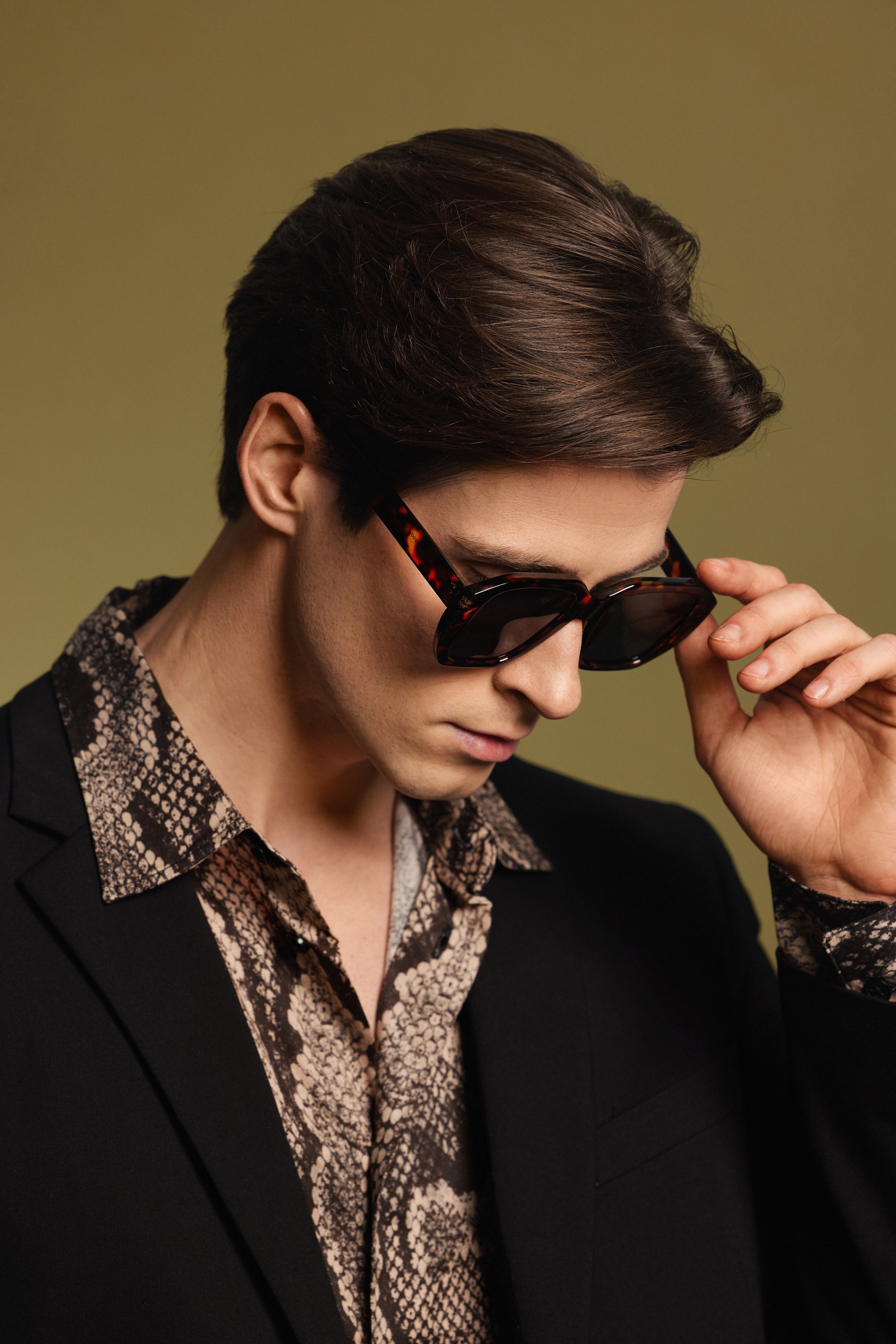 MARC LAUDER Sonnenbrille »LA02-02« 3: dunkles Glas, starke Sonneneinstrahlung