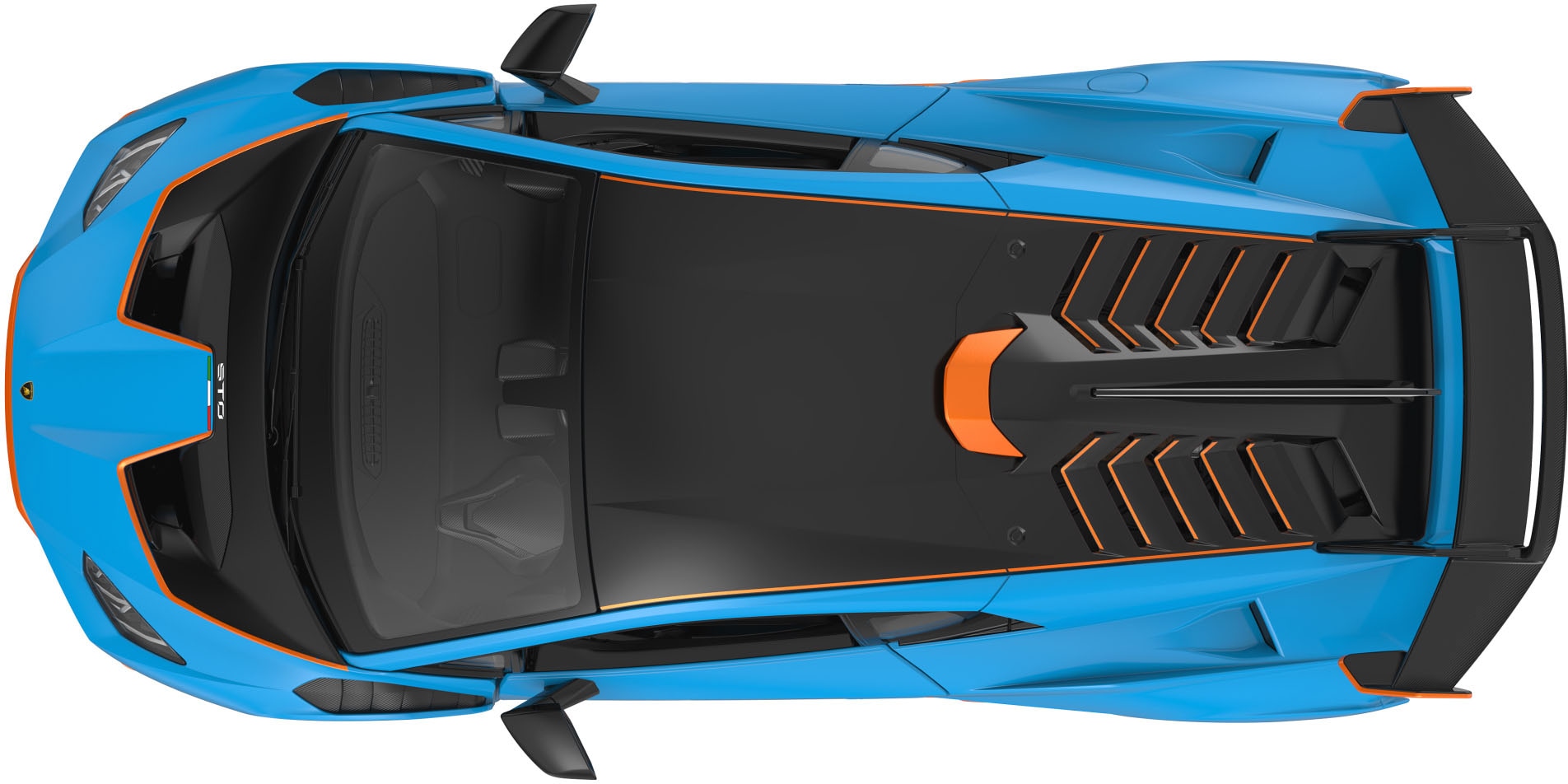 Jamara RC-Auto »Lamborghini Huracán STO 1:14, blau, 2,4GHz«, mit LED-Licht; offiziell lizenziert