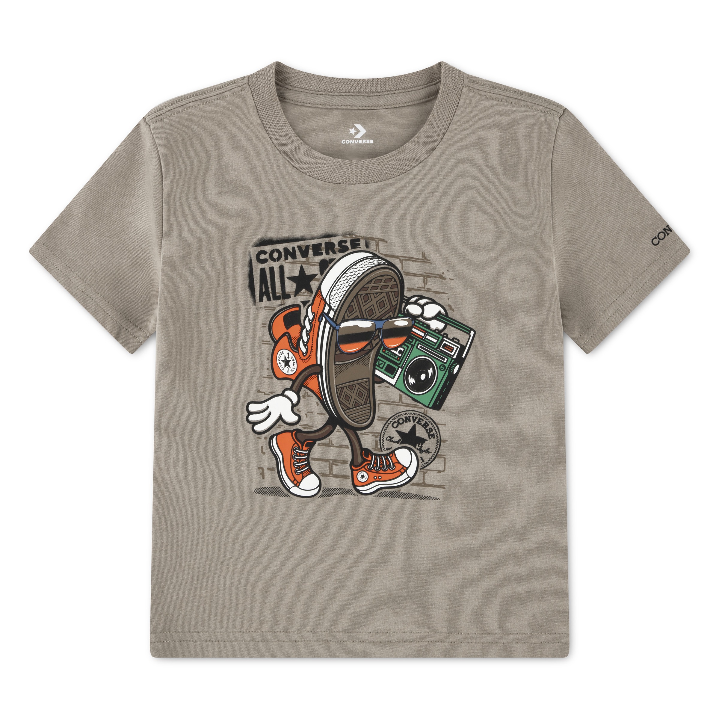 Converse T-Shirt »CNVB CHUCK CHARACTER« für Kinder, mit Converse Chuck-Grafik im Cartoon-Stil