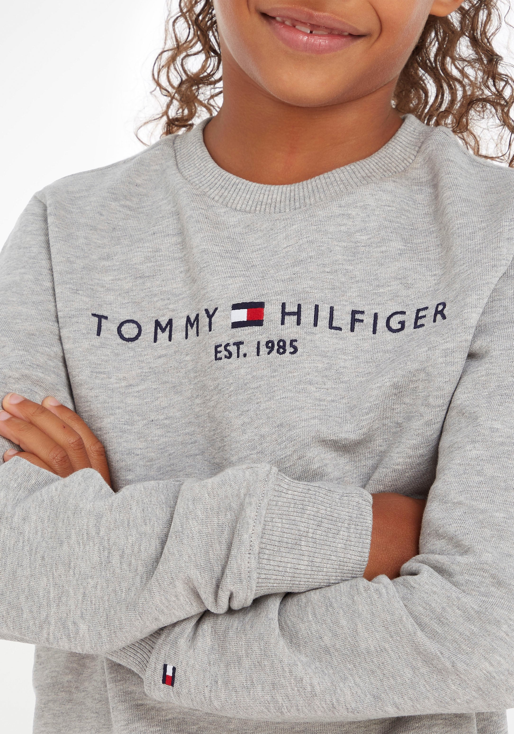 Tommy Hilfiger »ESSENTIAL Junior Sweatshirt OTTO MiniMe,für SWEATSHIRT«, Jungen bei Kids und Mädchen Kinder