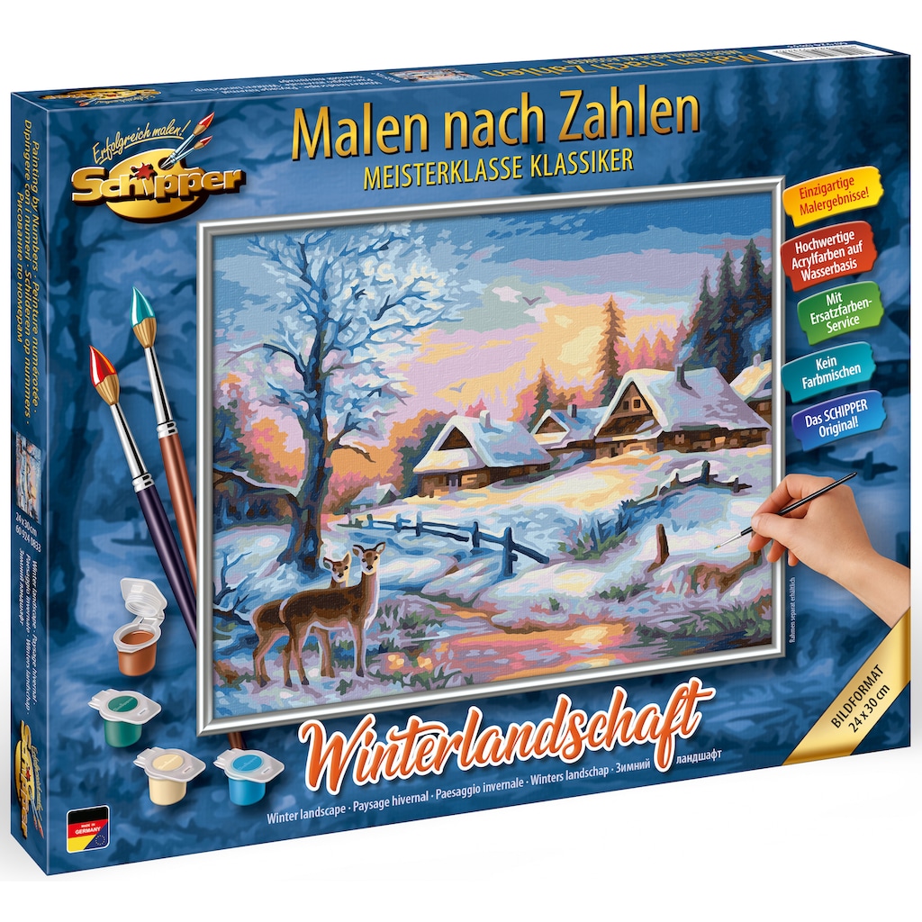 Schipper Malen nach Zahlen »Meisterklasse Klassiker - Winterlandschaft«