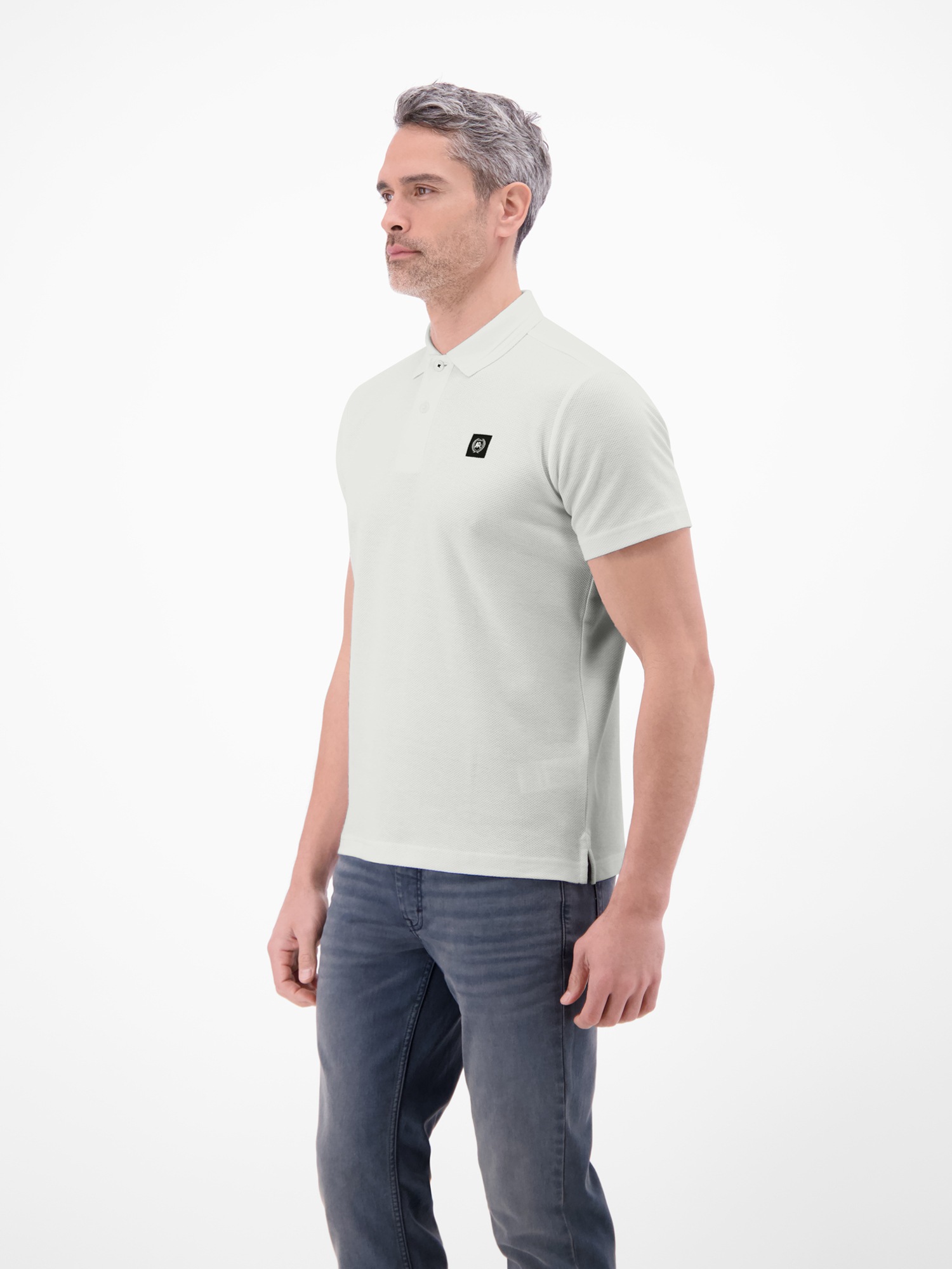 LERROS Poloshirt »Poloshirt mit Waffelstruktur aus 100 % Baumwolle«