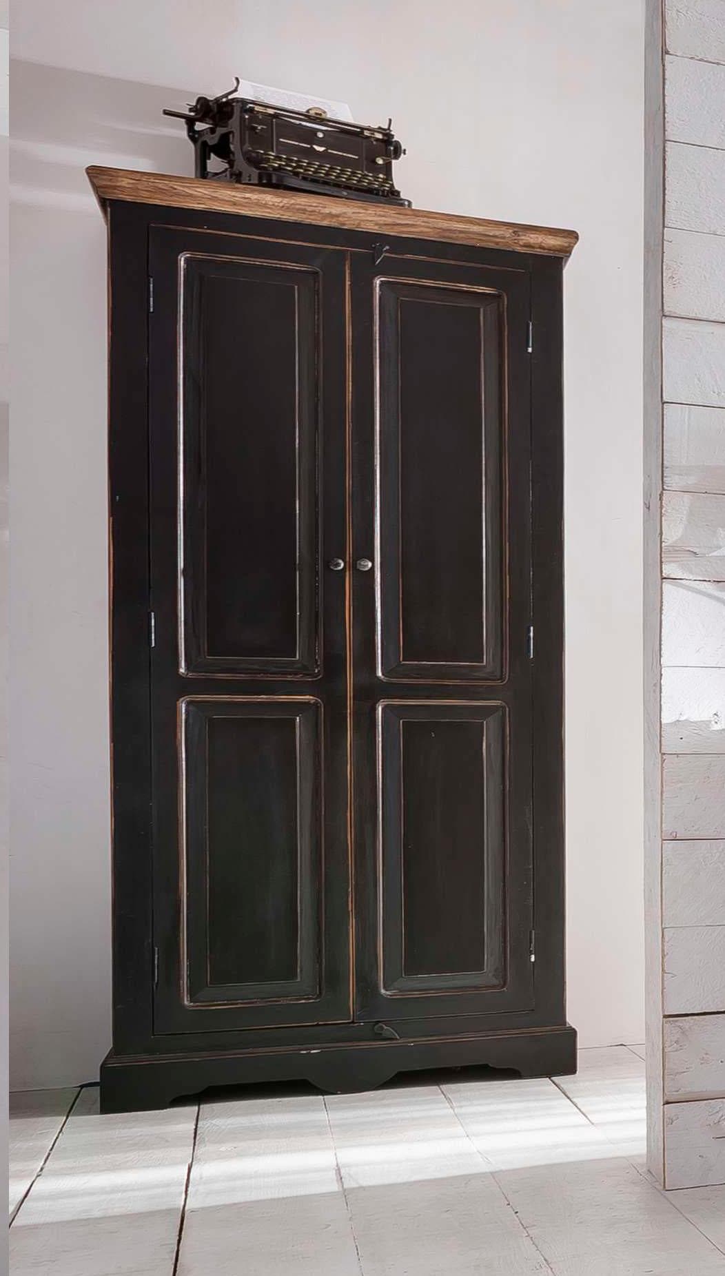 SIT Höhe zwei Shabby zu Vintage mit Drehtürenschrank | »Corsica«, Chic, Preisen Türen, Schnäppchen cm, 180 OTTO