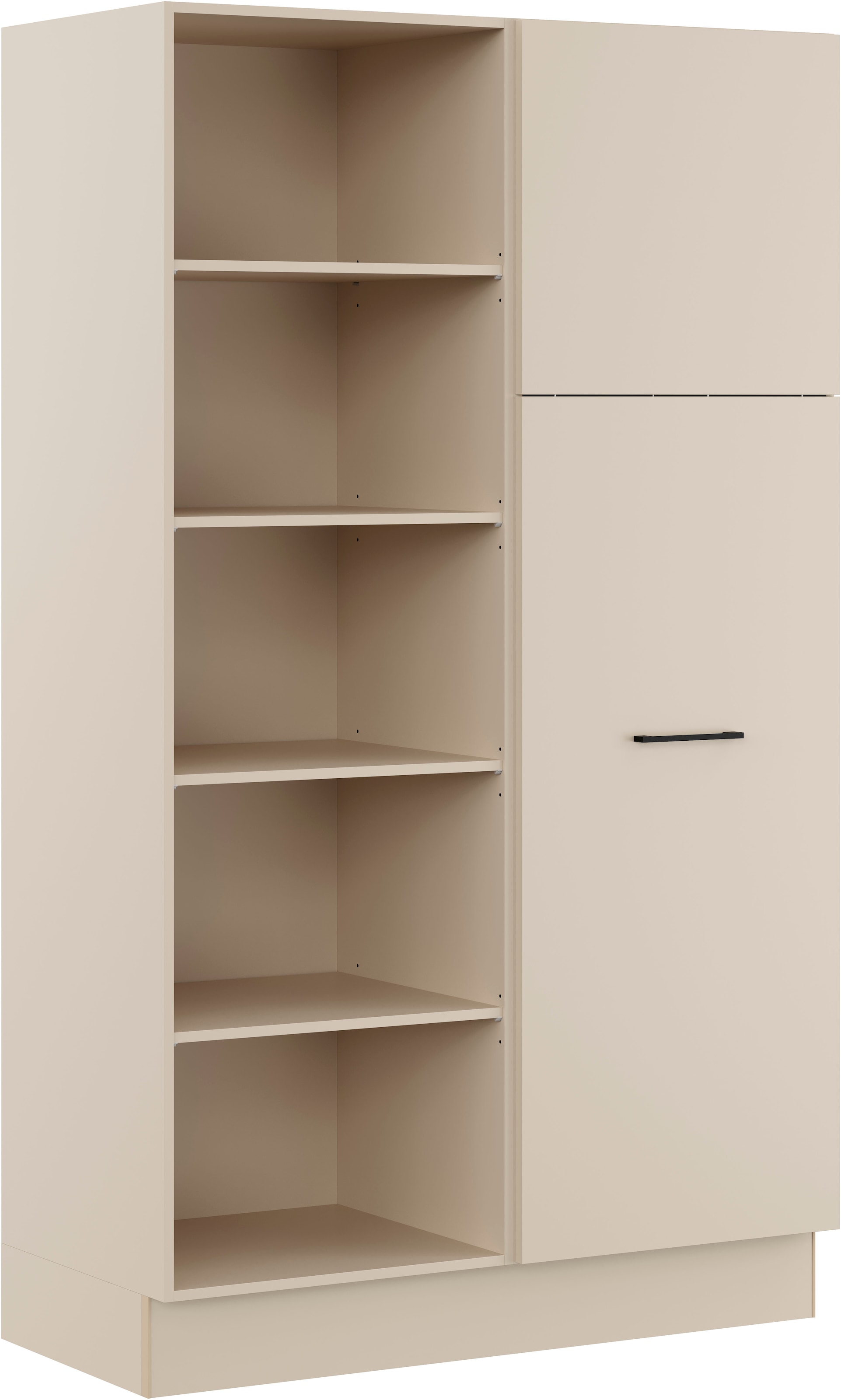 IMPULS KÜCHEN Mehrzweckschrank-Set »Warschau« Seitenschrank zur individuellen Ausstattung und offenes Regal, 3 Stk. tlg.