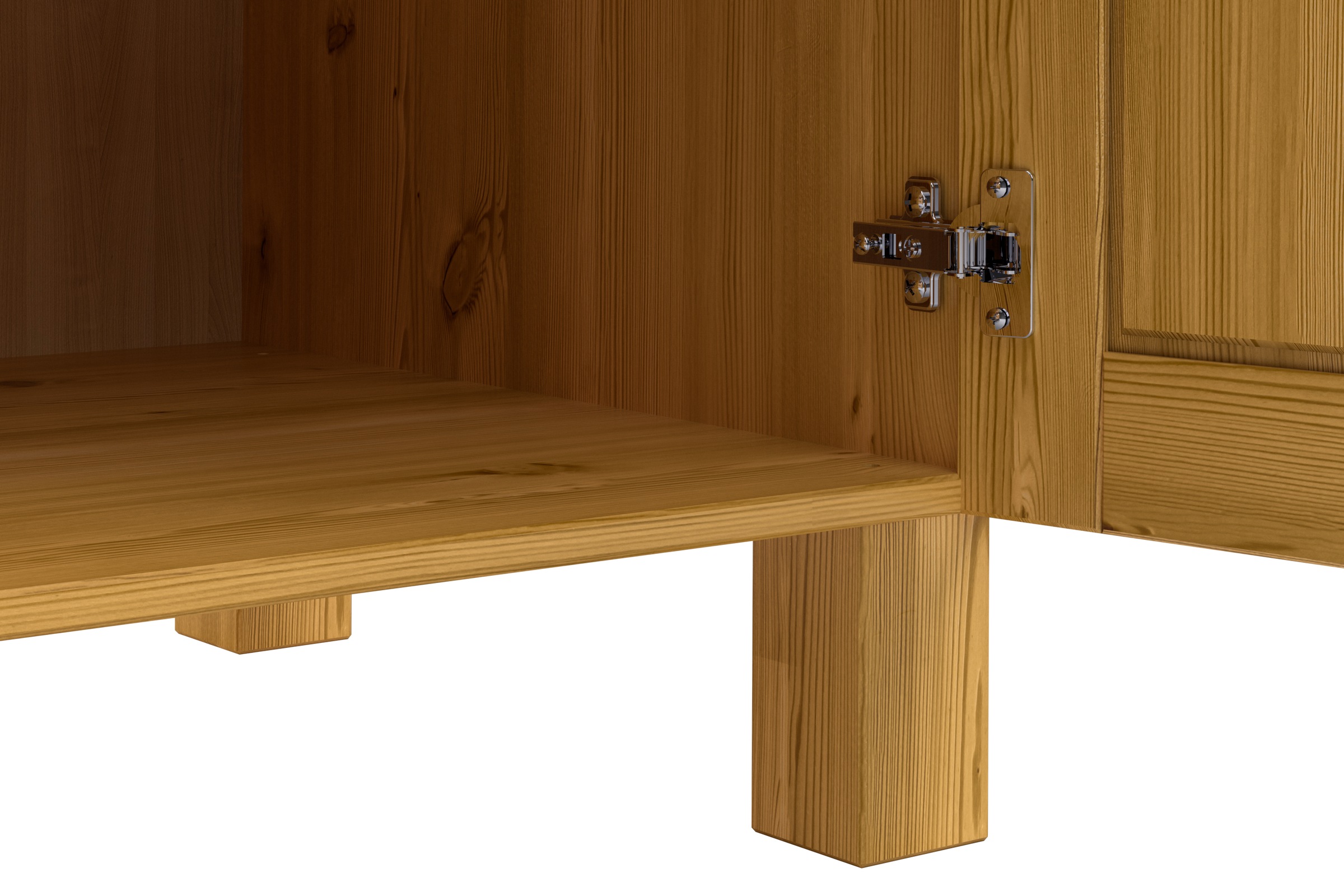 Home affaire Unterschrank »Alby2«, Mit Metallgriffen, Breite 100 cm