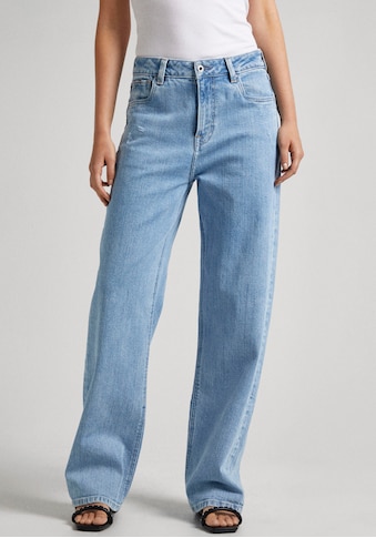 Loose-fit-Jeans »LOOSE ST JEANS HW«, mit geradem, weitem Bein