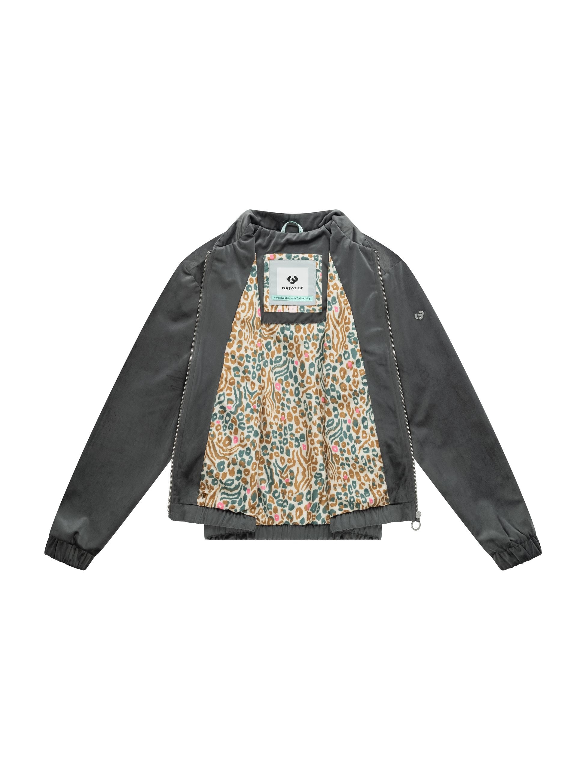 Ragwear Bomberjacke »Bomberjacke Velvetie« Modische Blousonjacke aus kuscheligem Samt