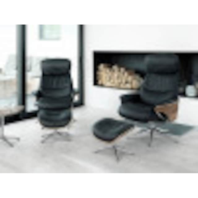 FLEXLUX Relaxsessel »Relaxchairs Aarhus«, Relaxfunktion & Kopf-  Rückenverstellung, Arml. Eiche, Fuß Alu, M kaufen im OTTO Online Shop