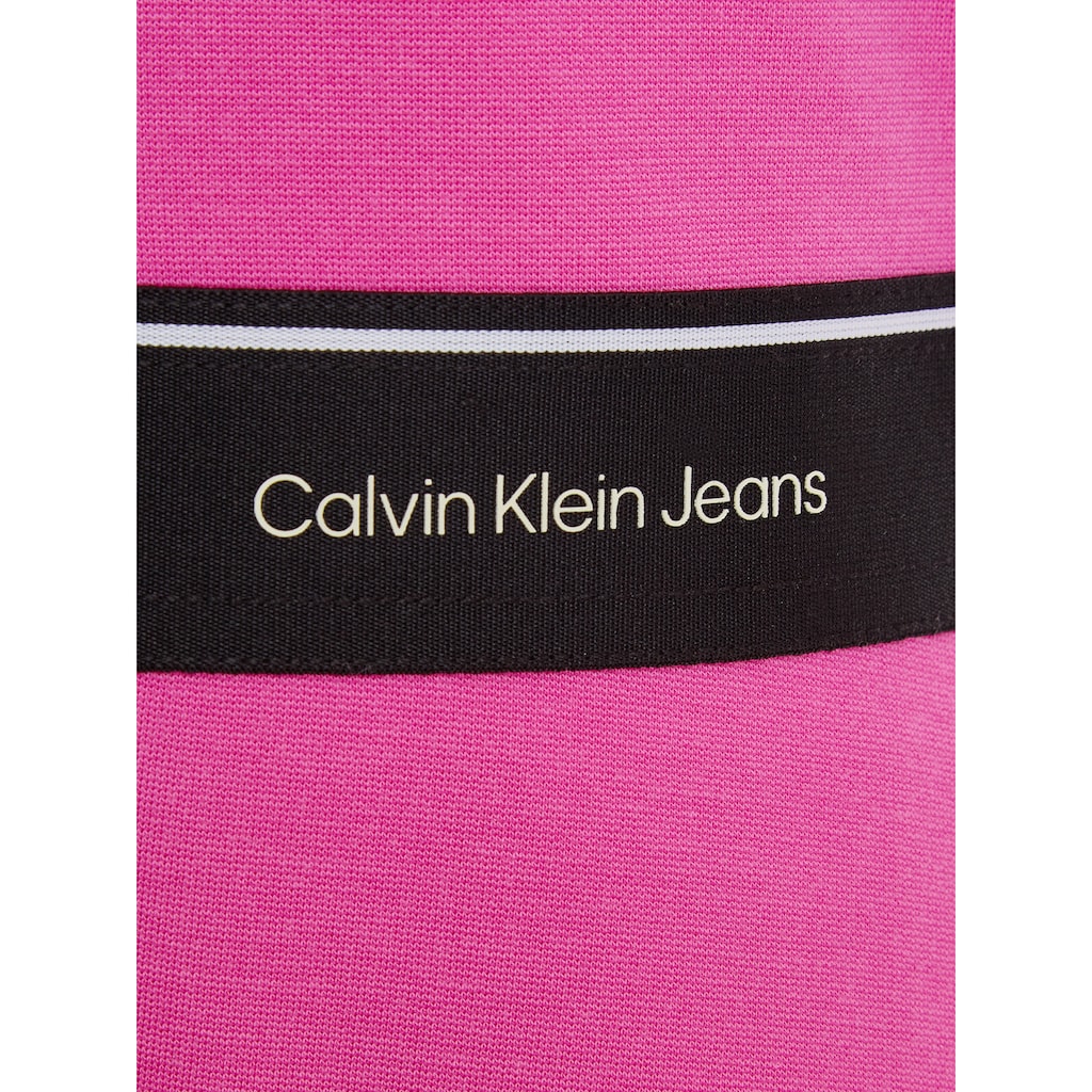 Calvin Klein Jeans Blusenkleid »PUNTO LOGO TAPE SS DRESS«