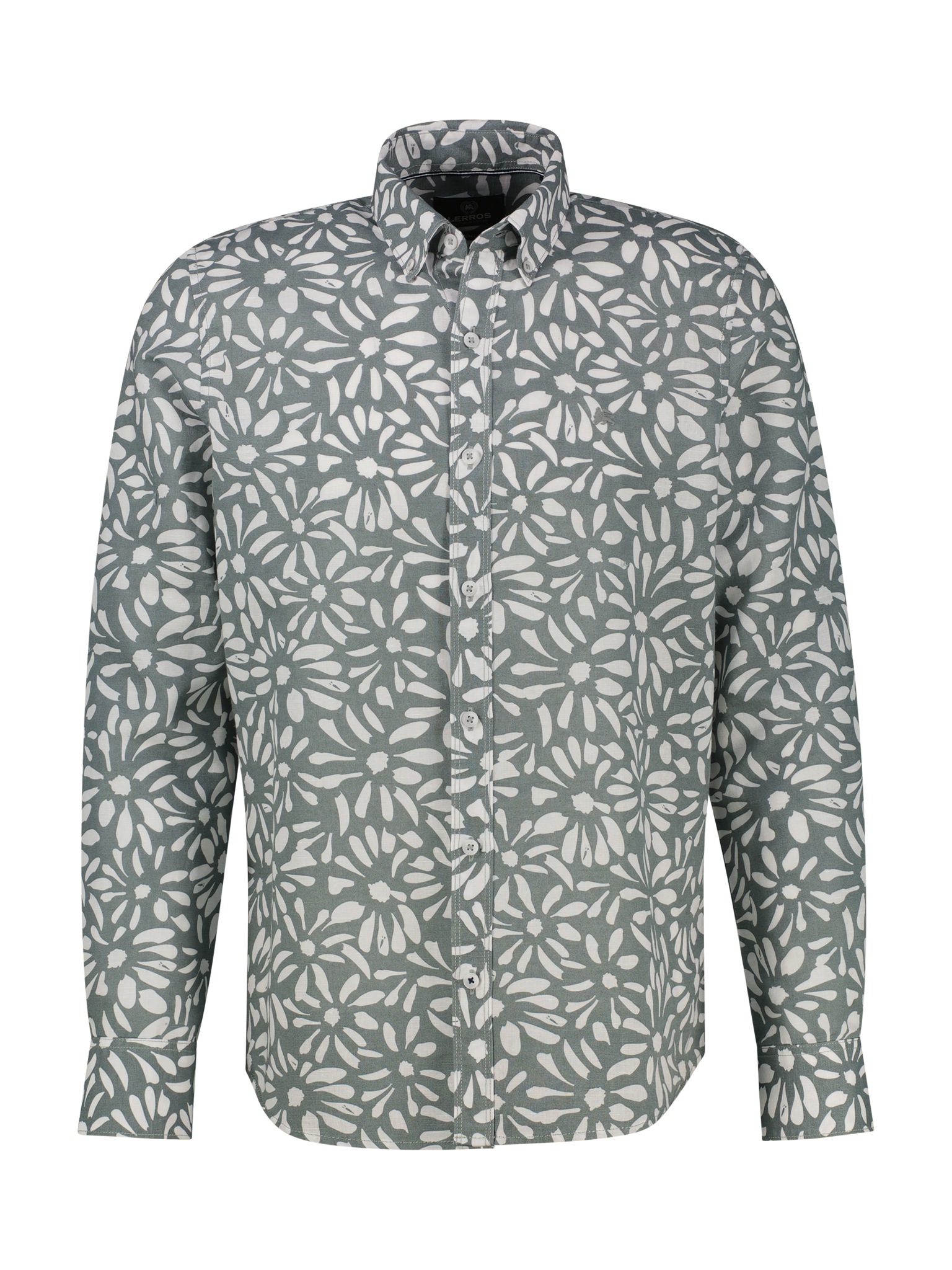 LERROS Langarmhemd mit All-Over Print