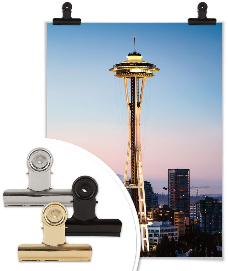 Städte, bestellen Bild, Wandposter Poster online Needle Seattle«, Wandbild, Wall-Art (1 St.), OTTO bei »Space Poster,
