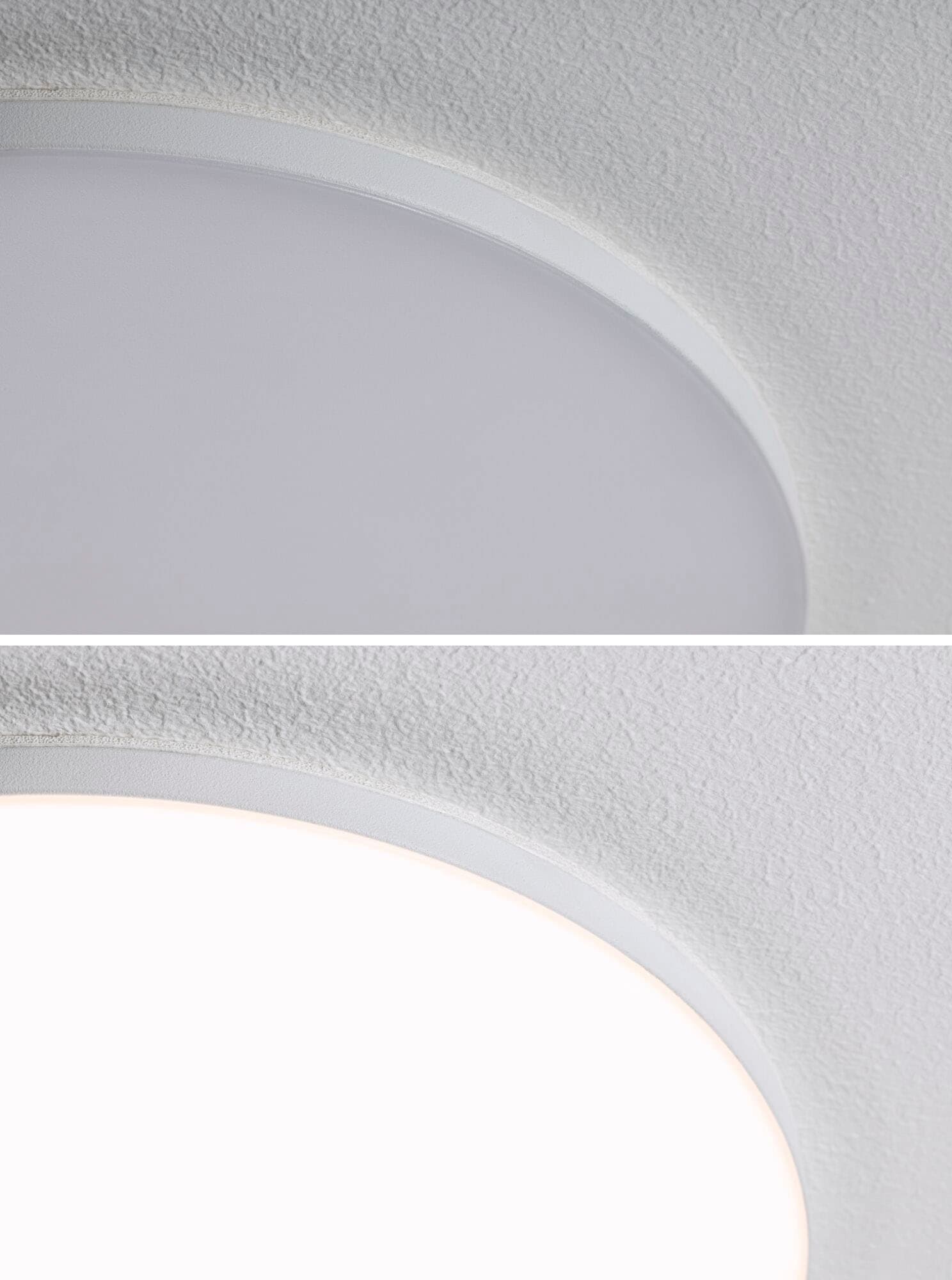 Paulmann LED Einbauleuchte »LED Einbaupanel Veluna VariFit IP44 rund 185mm 17,5W 4.000K Satin«, 1 flammig, LED Einbaupanel Veluna VariFit IP44 rund 185mm 17,5W 4.000K Satin