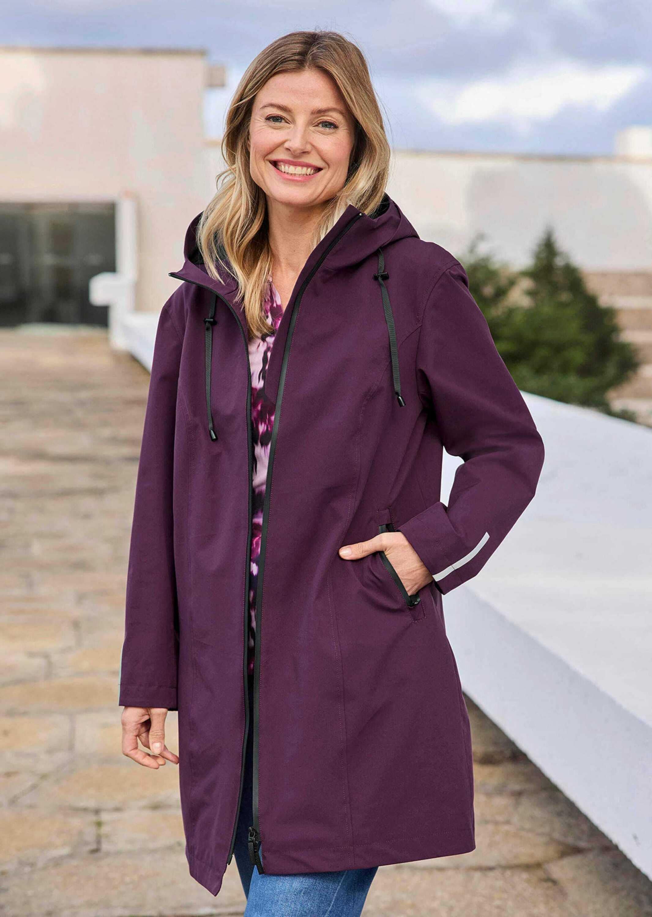 GOLDNER Funktionsjacke »Wasserdichte Funktionsjacke mit Reflektoren«