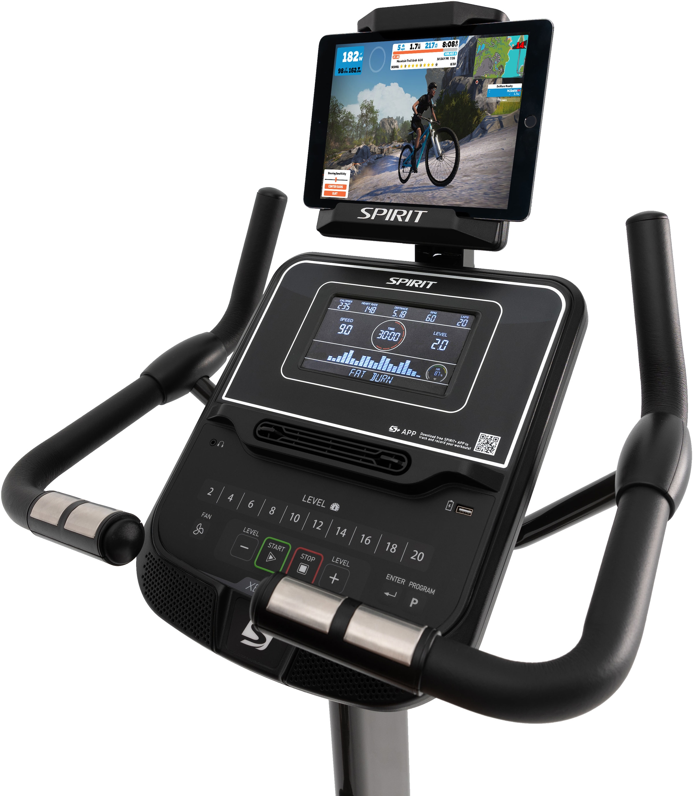 Spirit Fitness Heimtrainer »Spirit Fitness Ergometer XBU55« Kompatibel mit Zwift / Kinomap