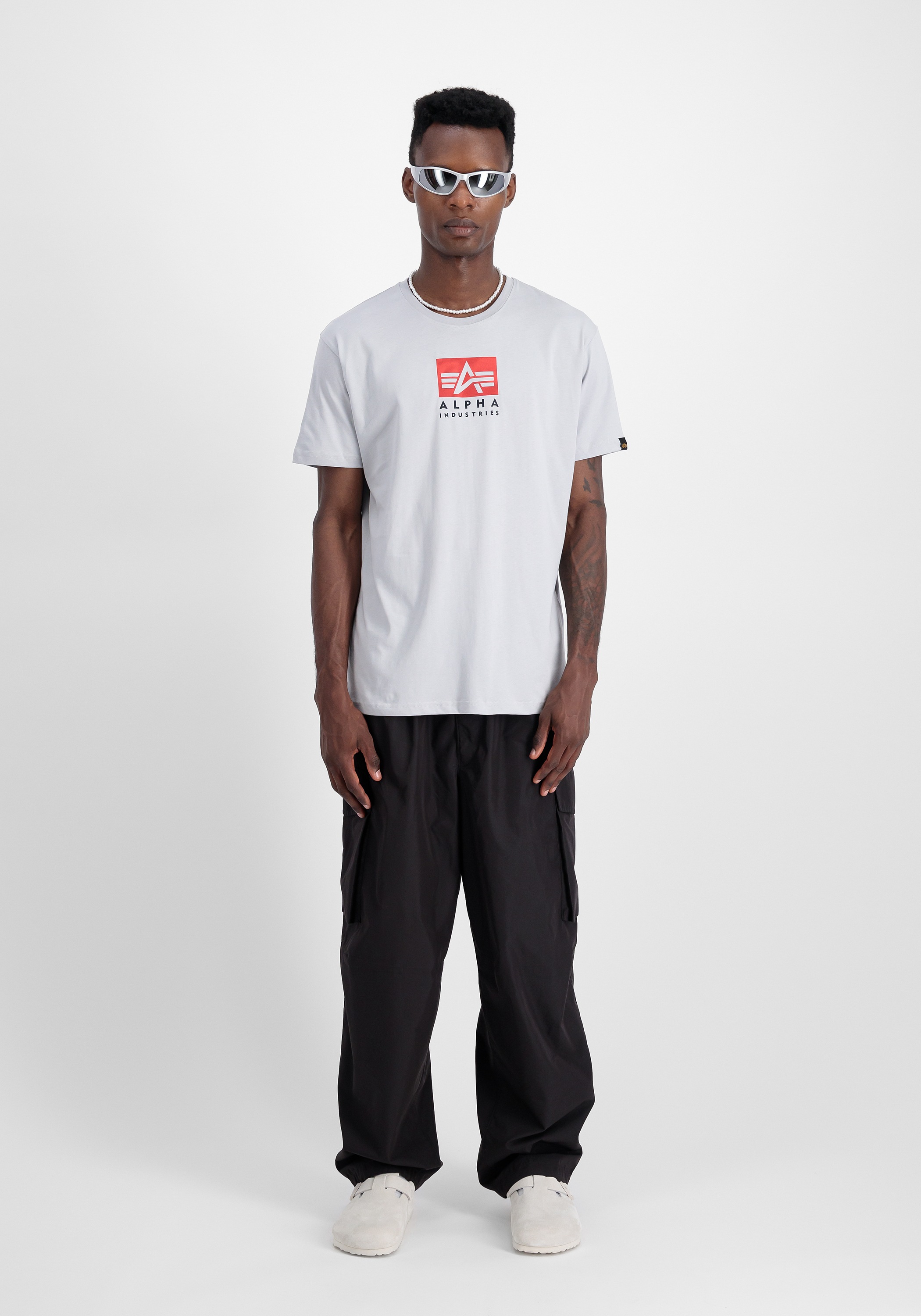 Alpha Industries T-Shirt »Alpha Industries Men - T-Shirts Satin Logo T«
