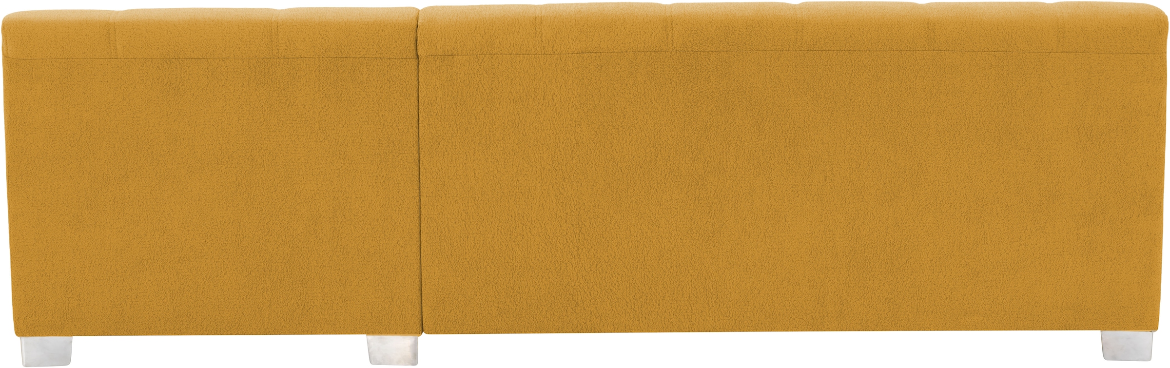 OTTO home Ecksofa »Lolland 241 x 146 cm, modern, mit Steppungen, mittelfester Sitz« L-Form, aus pflegeleichtem, weichem Luxus-Microfaser