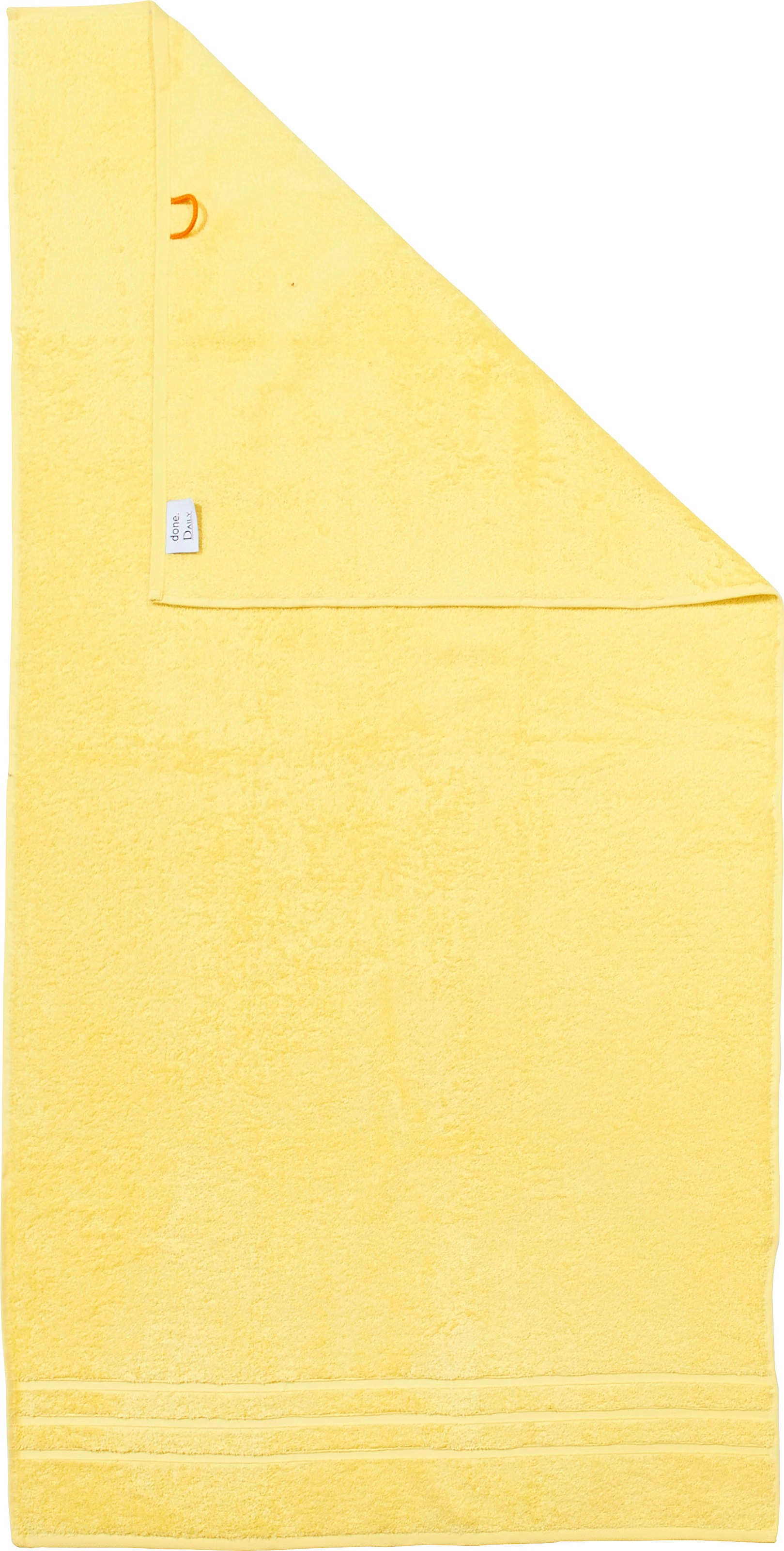 done.® Duschtuch »Daily Uni«, (1 St., Duschtuch 70 x 140 cm), Uni Farben, saugfähiges Walkfrottier