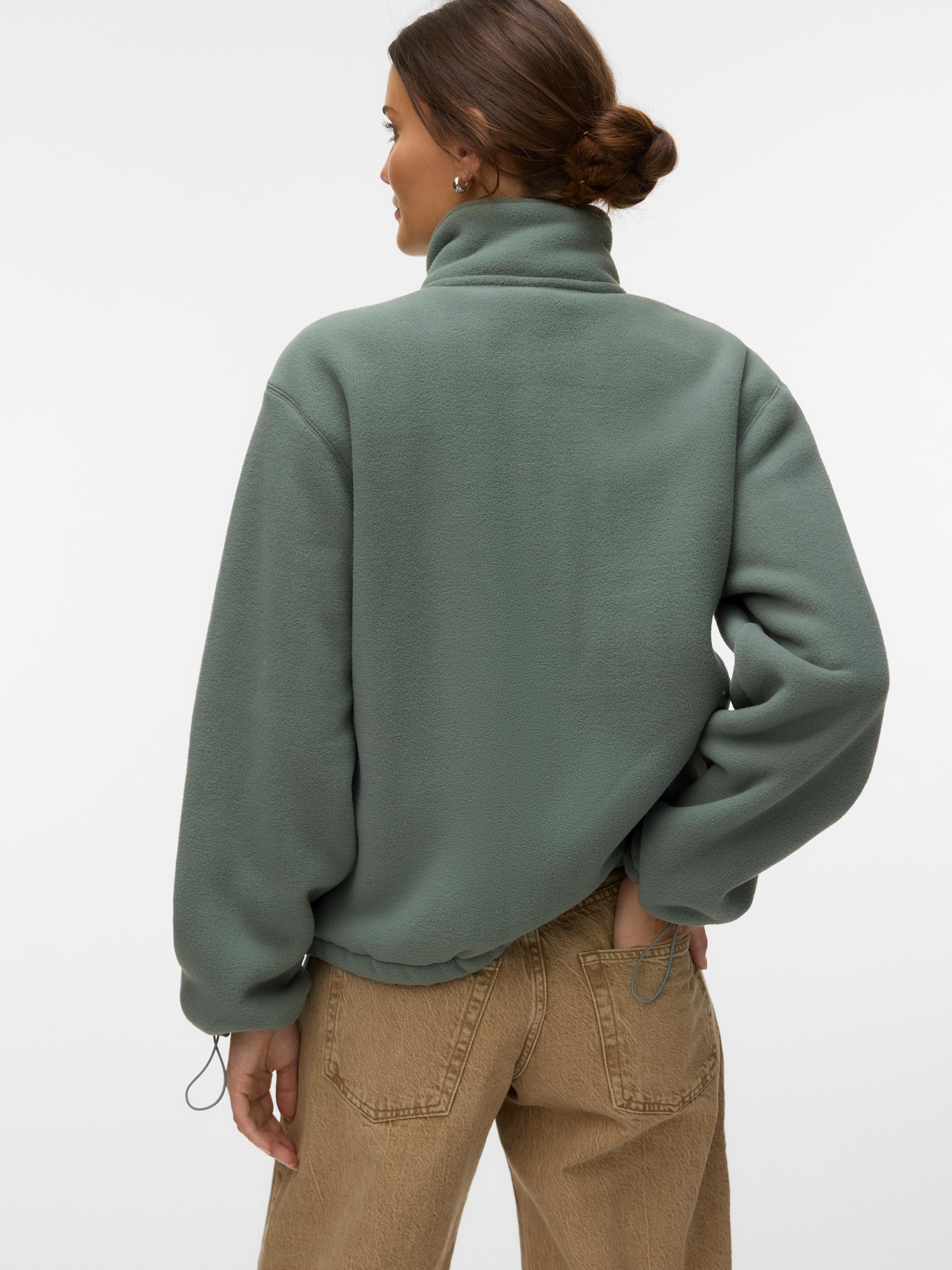 Vero Moda Fleecejacke »VMJANNIE LS FLEECE ZIP JACKET EXP« Kunstfaser