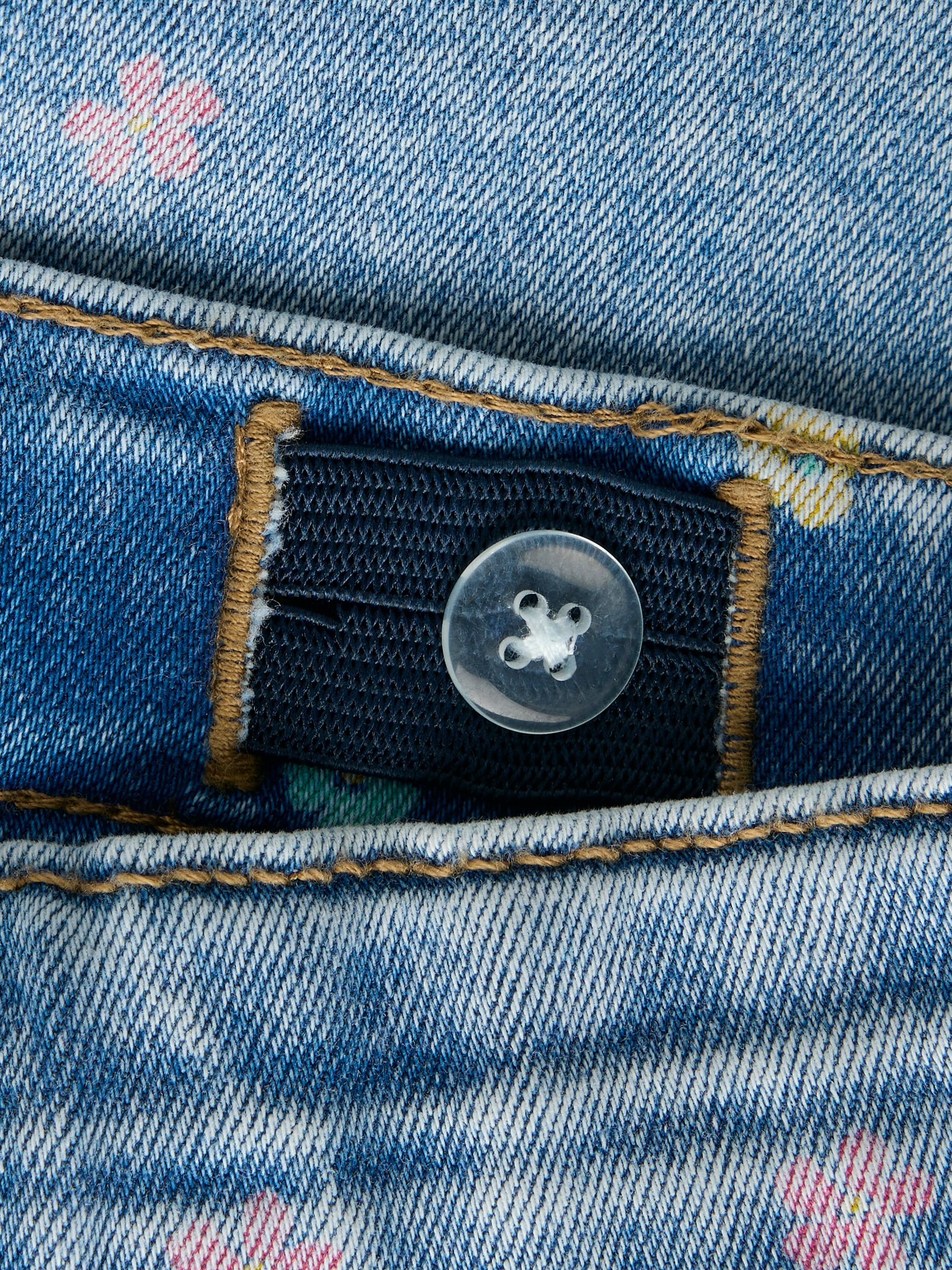 Name It Jeansshorts »NKFROSE HW MOM DNM SHORTS« Baumwollmischung, Stretch, Regular Fit, ausgefranster Saum