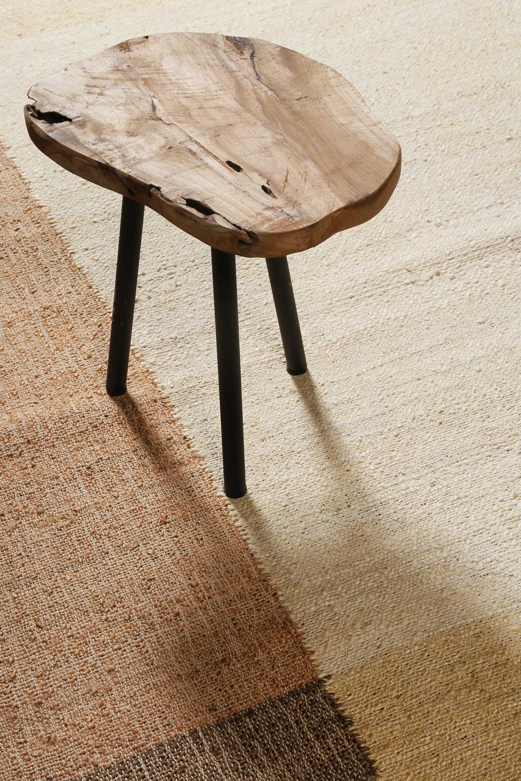 Green Looop Teppich »Valentin GL-82301«, rechteckig, 4 mm Höhe, Naturfaser Teppich aus 80% Jute 20% Baumwolle, mit Fransen, Wohnzimmer