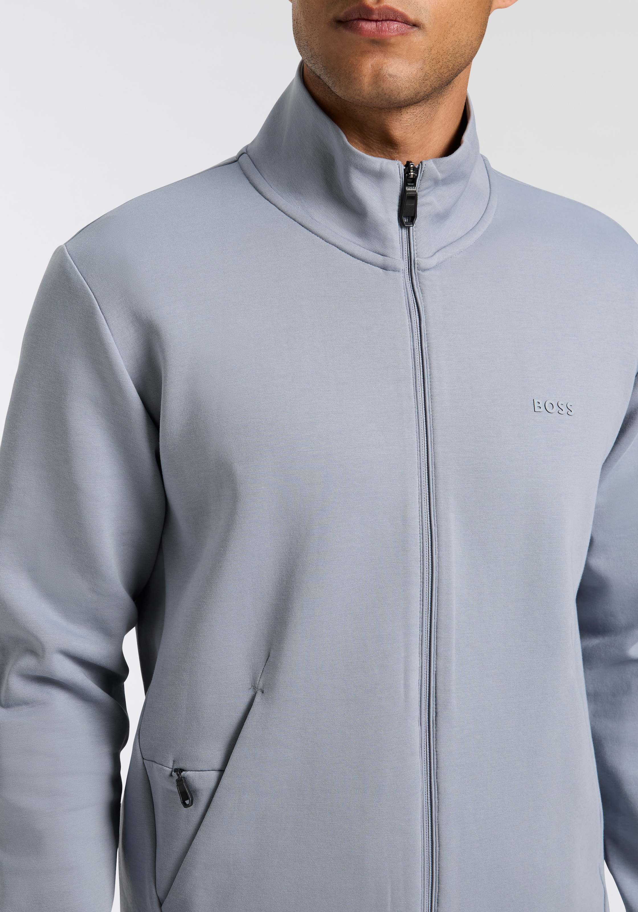 BOSS GREEN Sweatjacke »Skaz«, mit Druck