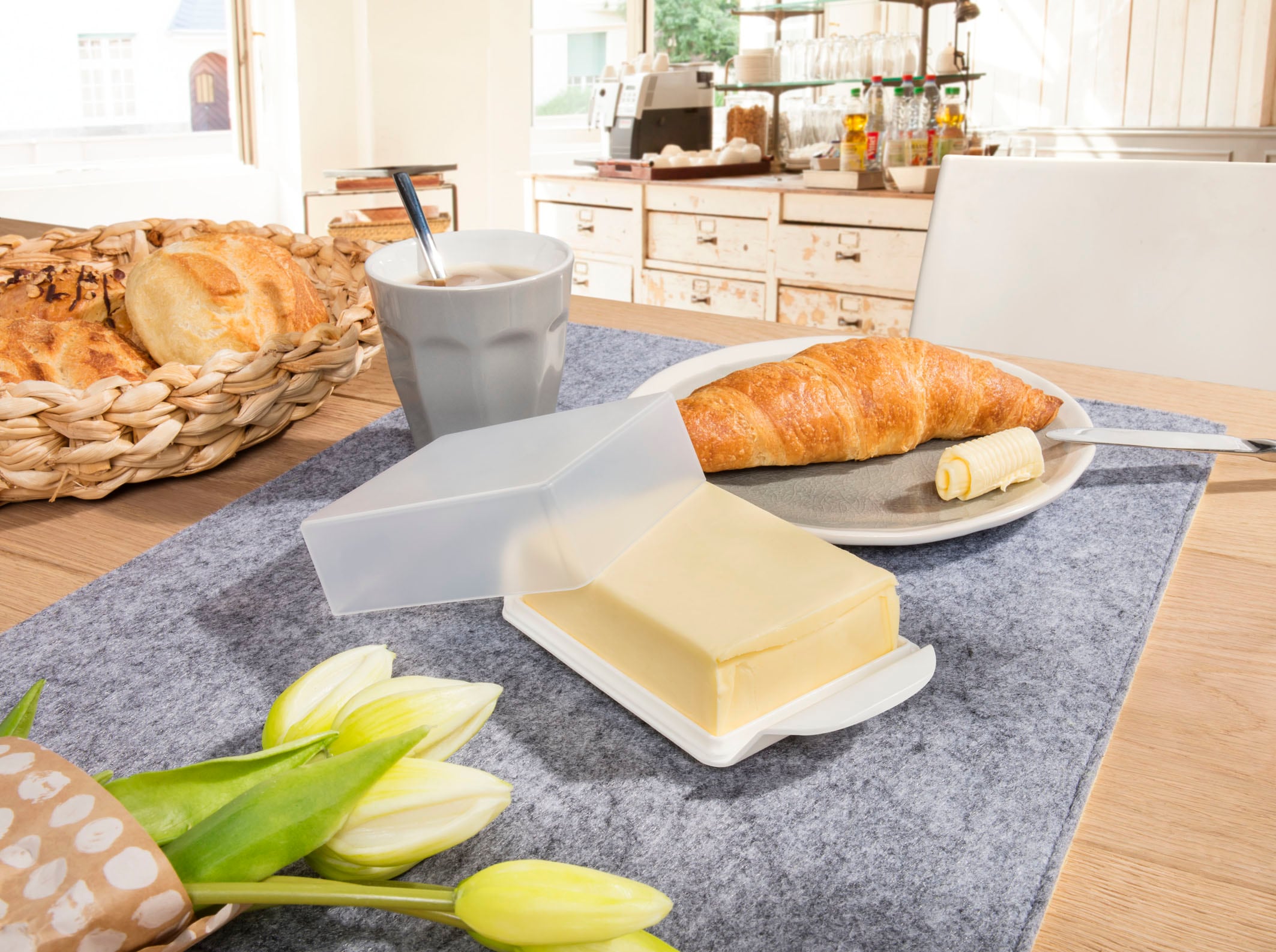 Ruco Butterdose »mit Deckel, 2er Set« Butterglocke 250 g, Made in Germany