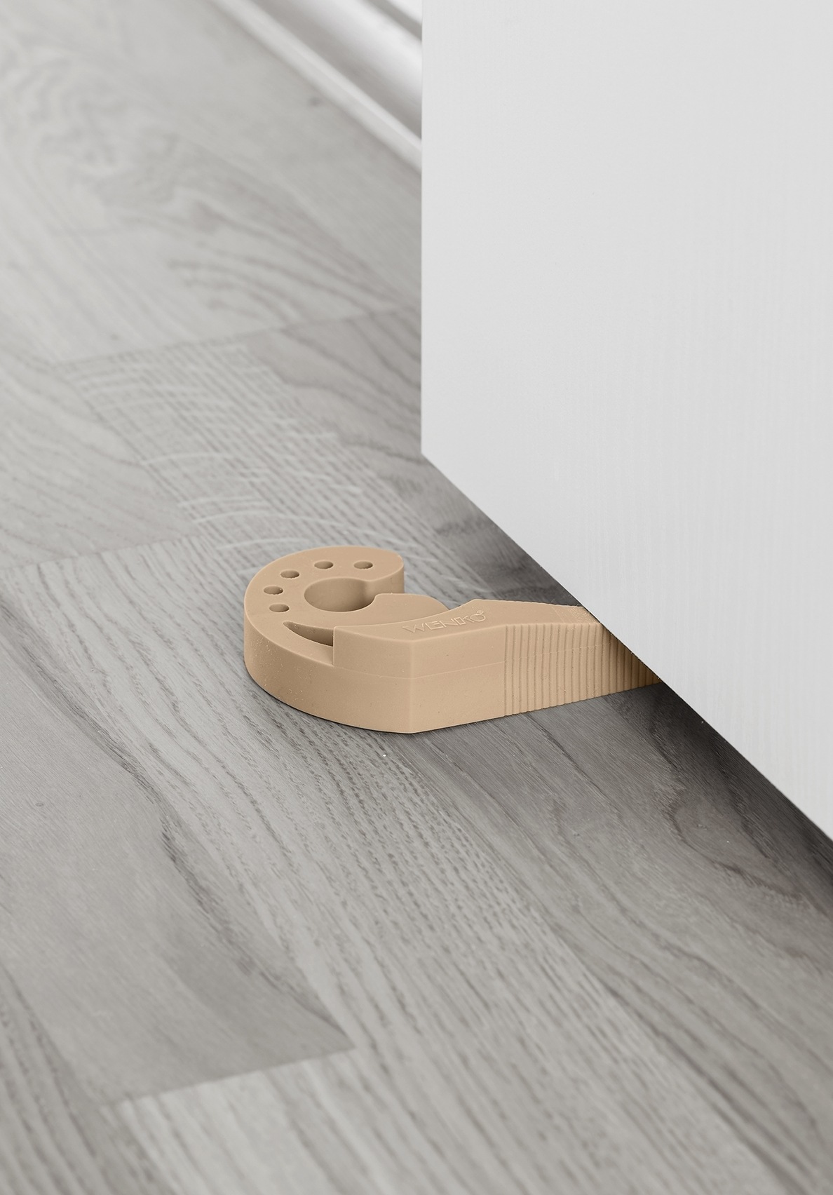 WENKO Fensterstopper »Modell Multi-STOP® Beige«, (Set, 4 St.), Türkeil & Klemmschutz, Türstopper aus Kunststoff