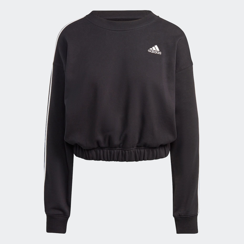 adidas Sportswear Sweatshirt »ESSENTIALS 3-STREIFEN CROP«