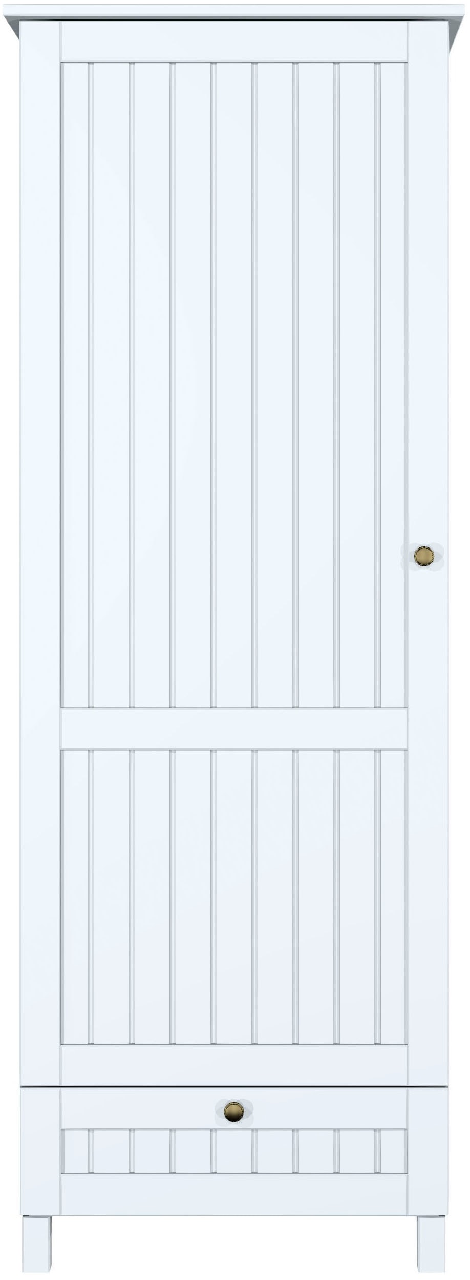 OTTO home Garderobenschrank »Juventus« 1 Stk. tlg. aus massiver Kiefer, Breite  67cm, mit Kleiderstange