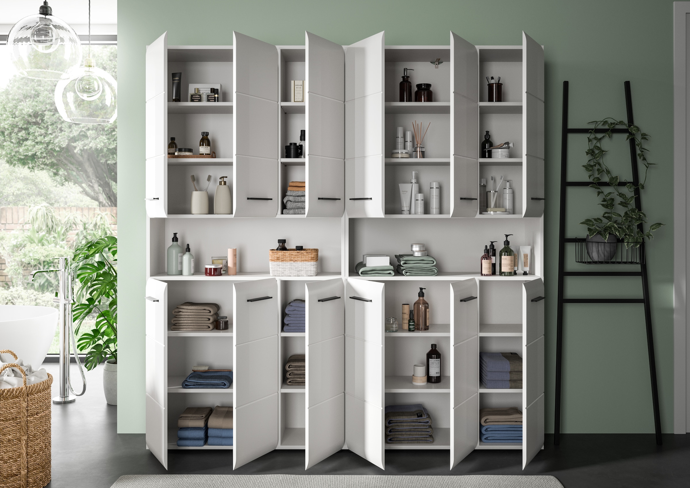 welltime Badezimmer-Set Set, 2 Stk. tlg.