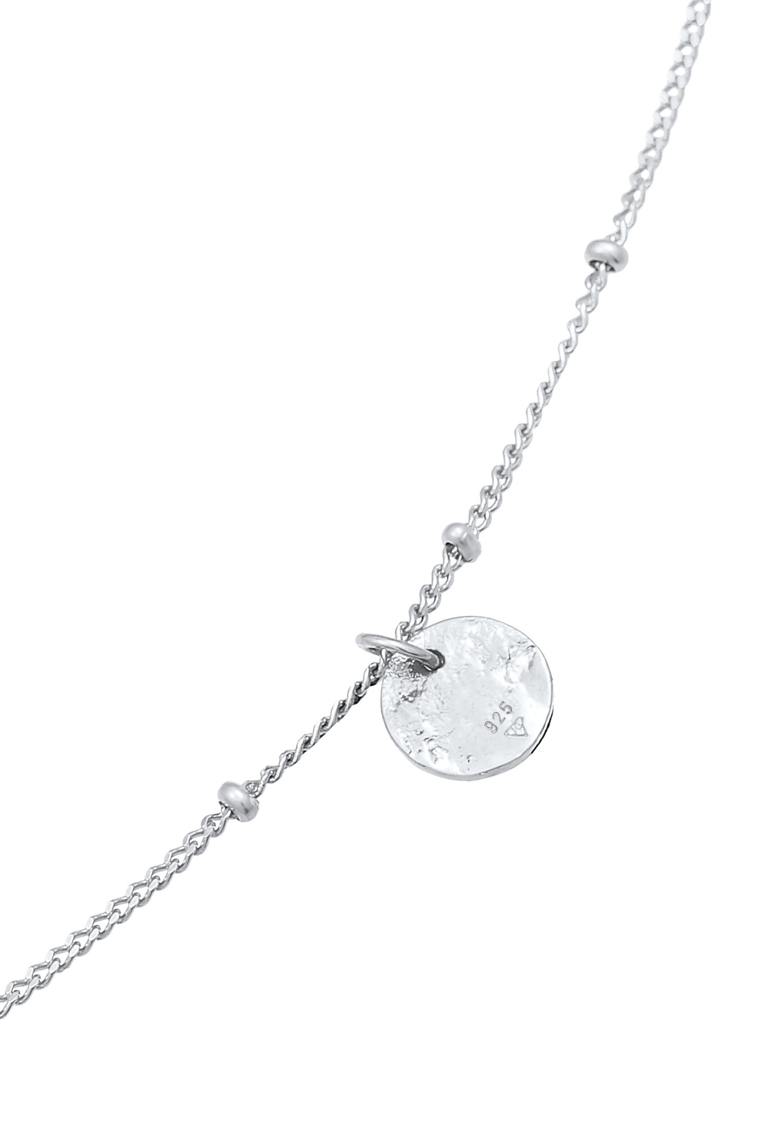 Elli Choker »Halskette Choker Kugelkette Disc Plättchen 925 Silber«