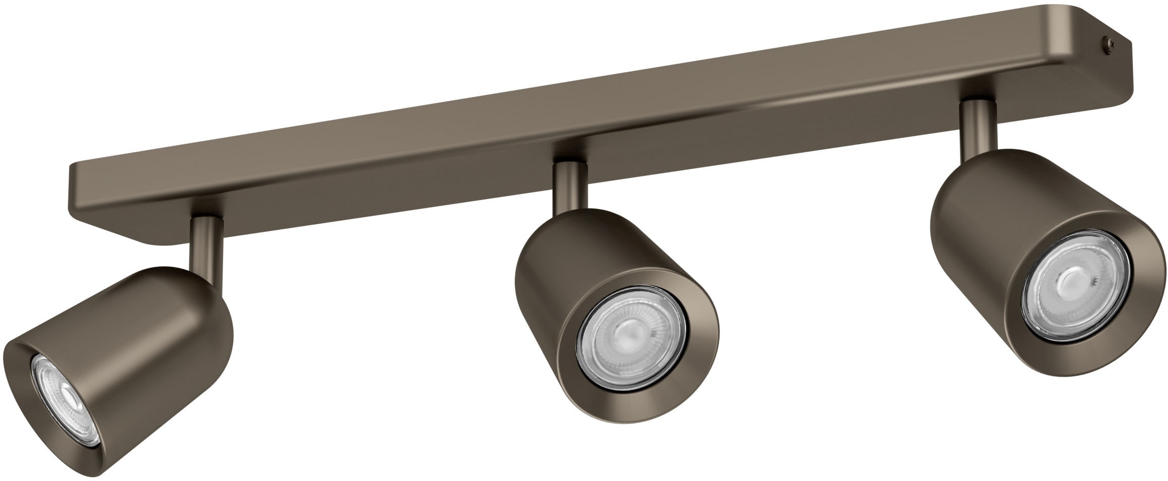 EGLO Deckenspot »CAMALDOLI Spotlampe - Stahl - GU10 - 3X10W - IP20« GU10 1 Stk. Wandleuchte, Wandspot, schwenkbar, Strahler, L52 x B4,5 x H11,5 cm