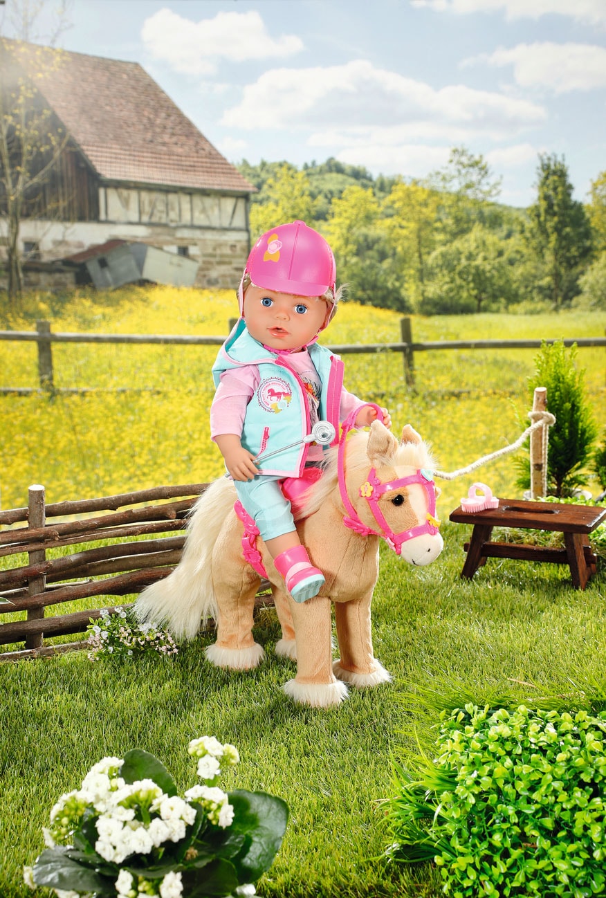 Baby Born Puppenkleidung »Deluxe Reiter Outfit, 43 cm«, (Set, 8 tlg.)
