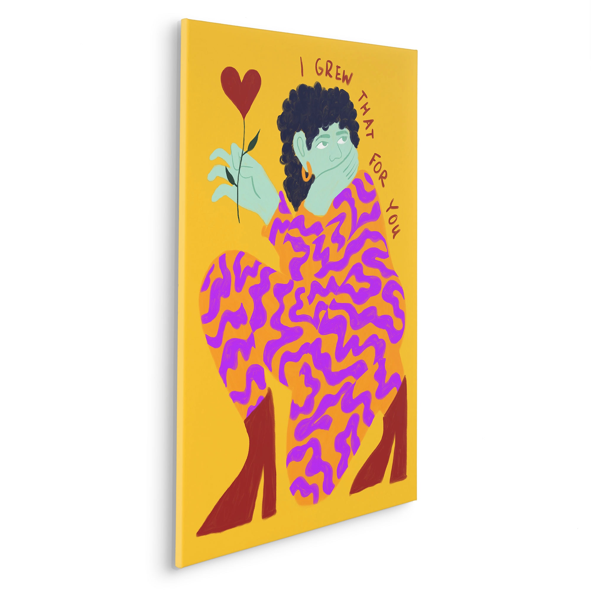 Komar Leinwandbild »For You - Größe 60 x 90 cm«, Natur, (1 St.), Keilrahmenbild mi Echtholzrahmen
