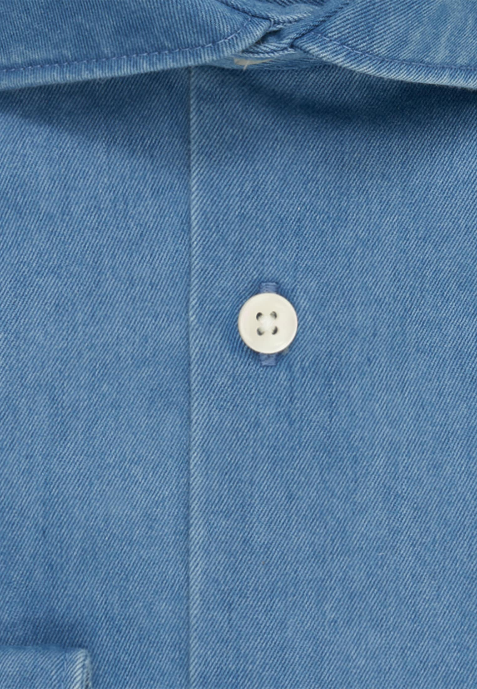 seidensticker Jeanshemd, Slim 1/1 Kentkragen Denim