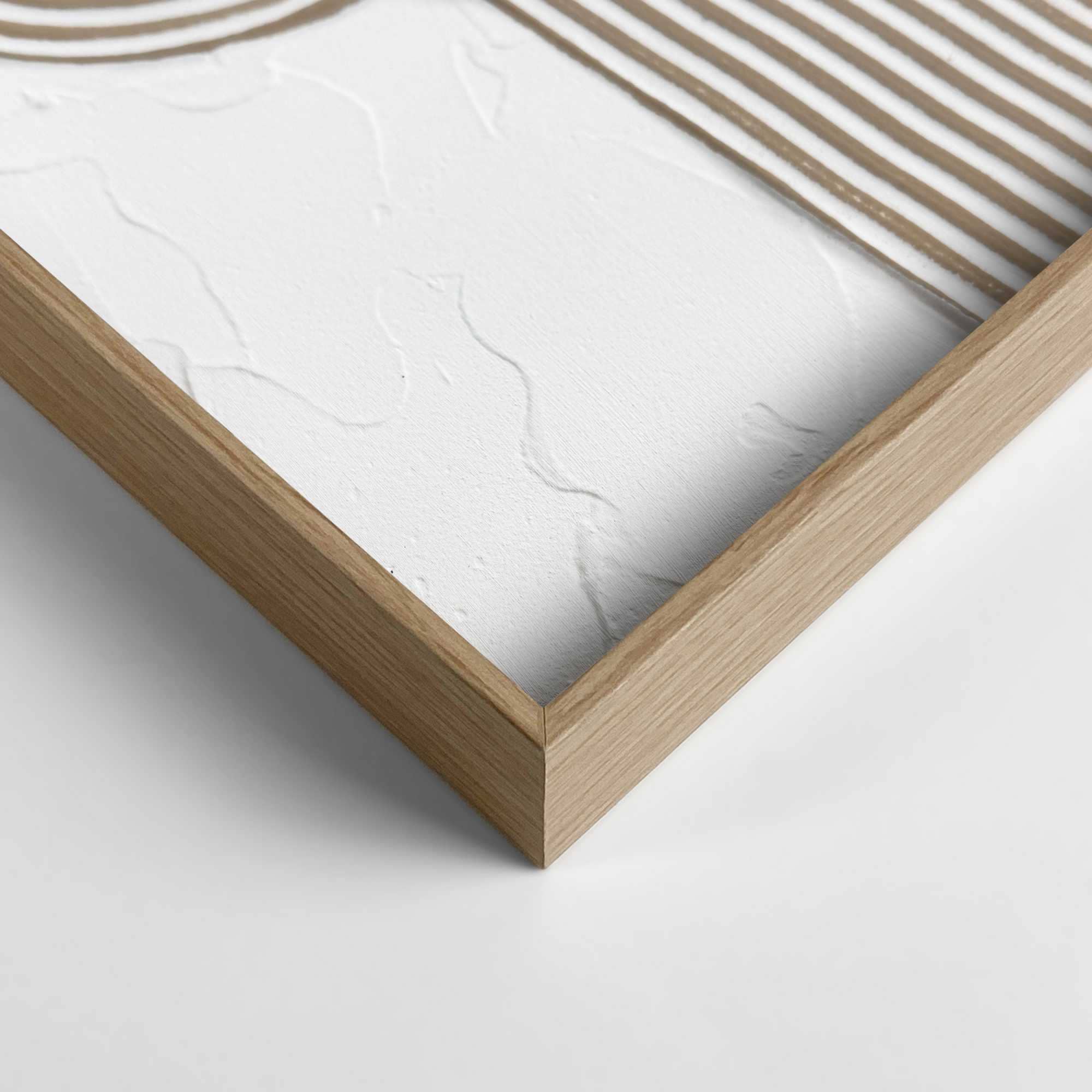 Reinders! Wandbild »Schleife«, Wohnzimmer - Beige - MDF - Abstrakt - 30x40 cm