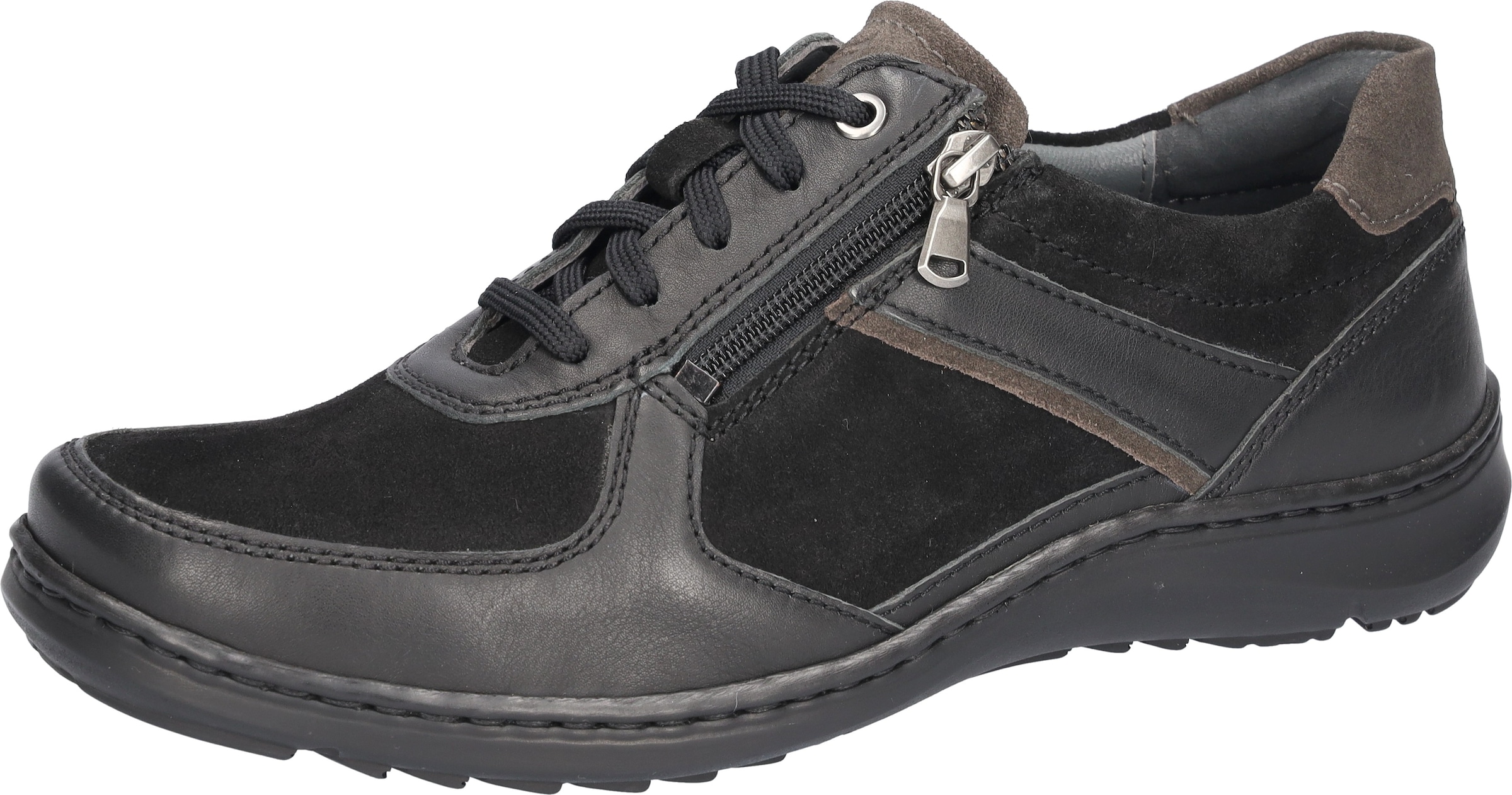 Waldläufer Schnürschuh »Herwig«  Sneaker, Bequemschuh mit Schnürung und Reißverschluss, H-Weite