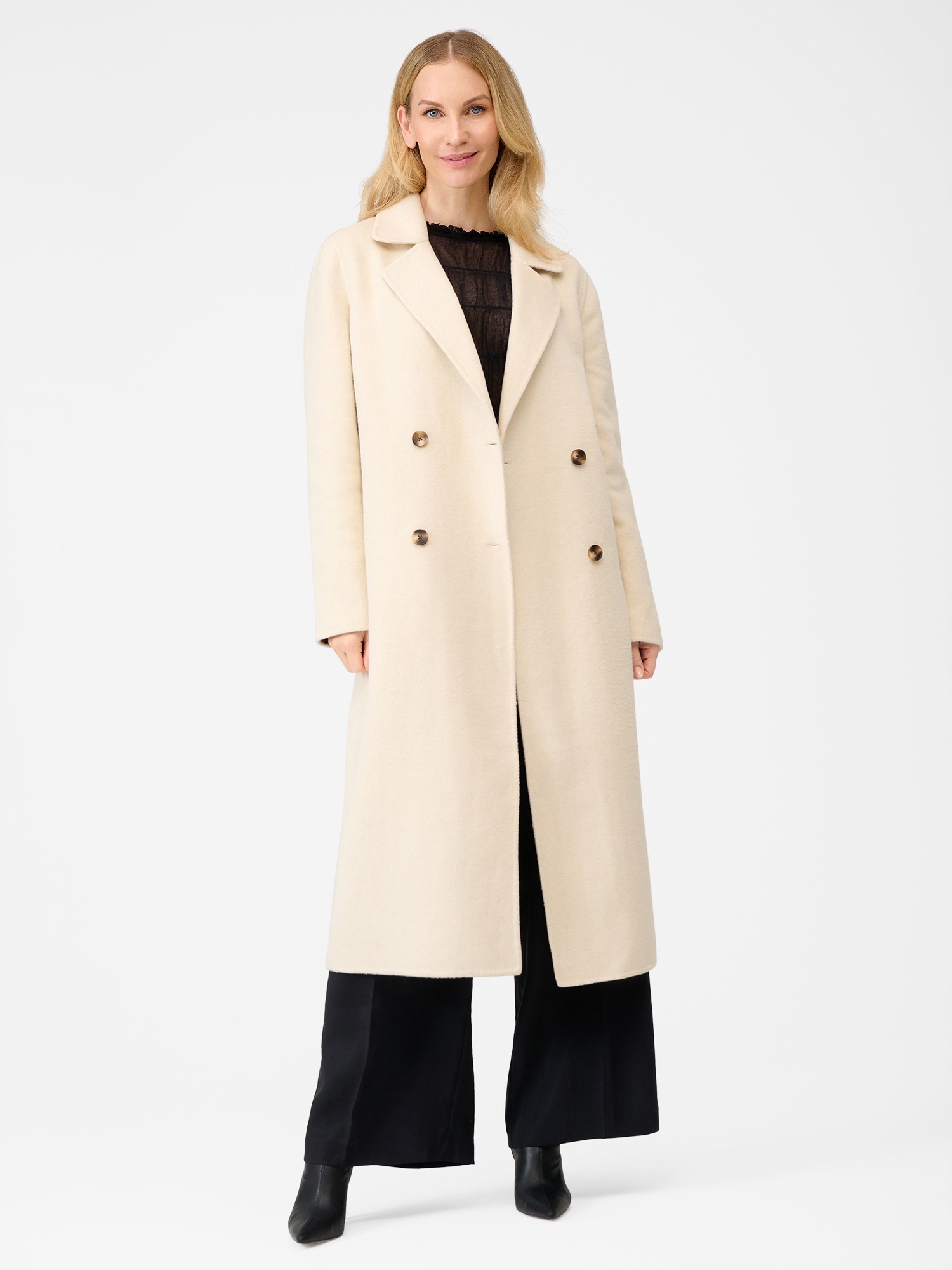 RICANO Wollmantel »Wollmantel Clara« Handgefertigt, aus feinster Double-Face Wool