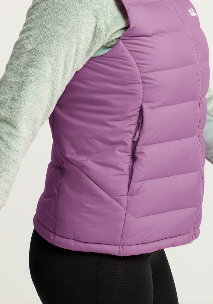 Jack Wolfskin Daunenweste »WILD PASS DOWN VEST W RDS« Daunenweste, warm, wind- und wasserabweisend