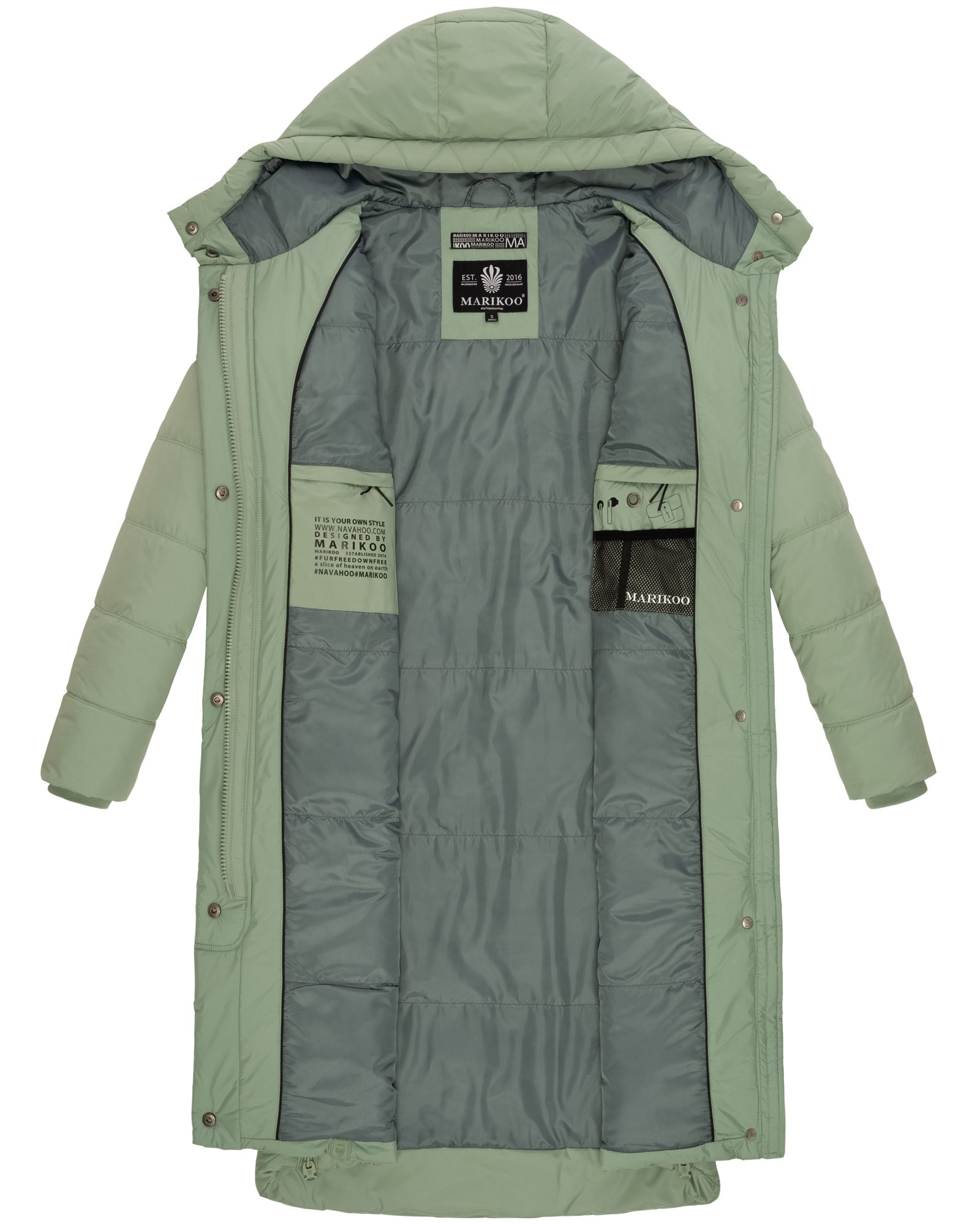 Marikoo Winterjacke »Marikoo Soranaa Damen Winterjacke B968«