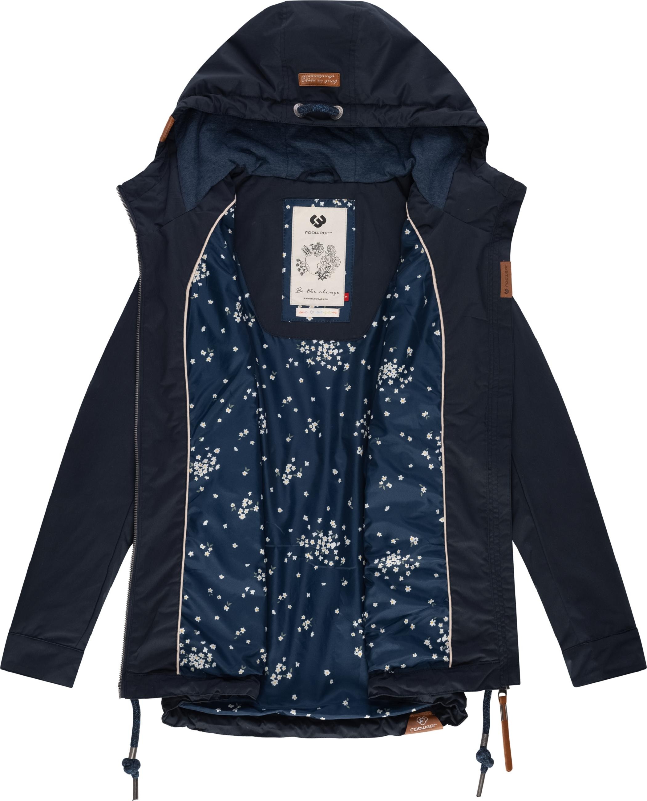 Ragwear Outdoorjacke »Übergangsjacke Zuzka«, mit Kapuze, stylische Übergangsjacke mit großer Kapuze
