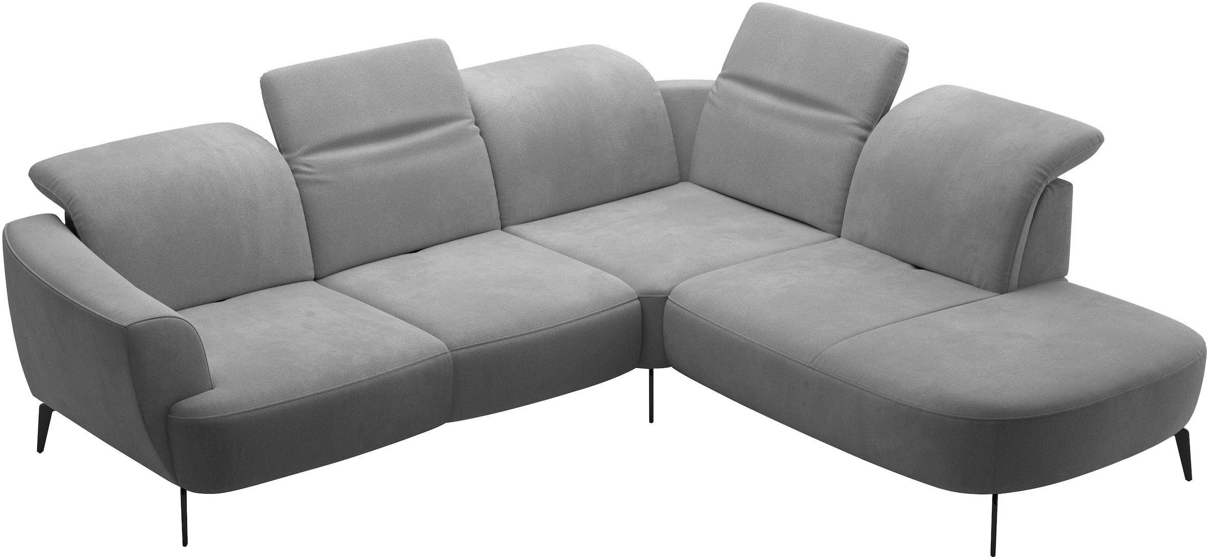 sit&more Ecksofa »Zoe«, ink.Sitztiefenverstellung, wahlweise mit Kopfteilverstellung