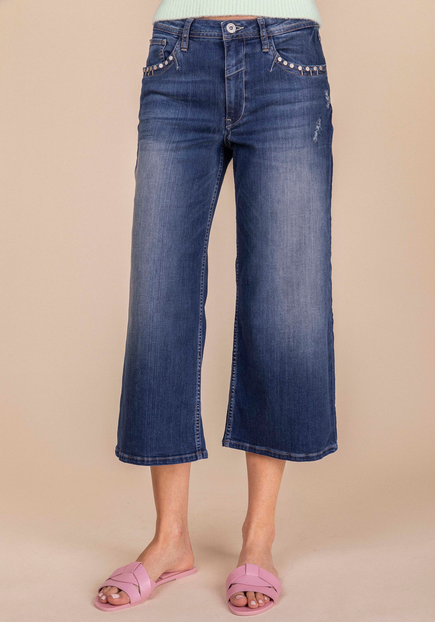 BLUE FIRE 7/8-Jeans »Judy flare«, in verkürzter 7/8 Länge