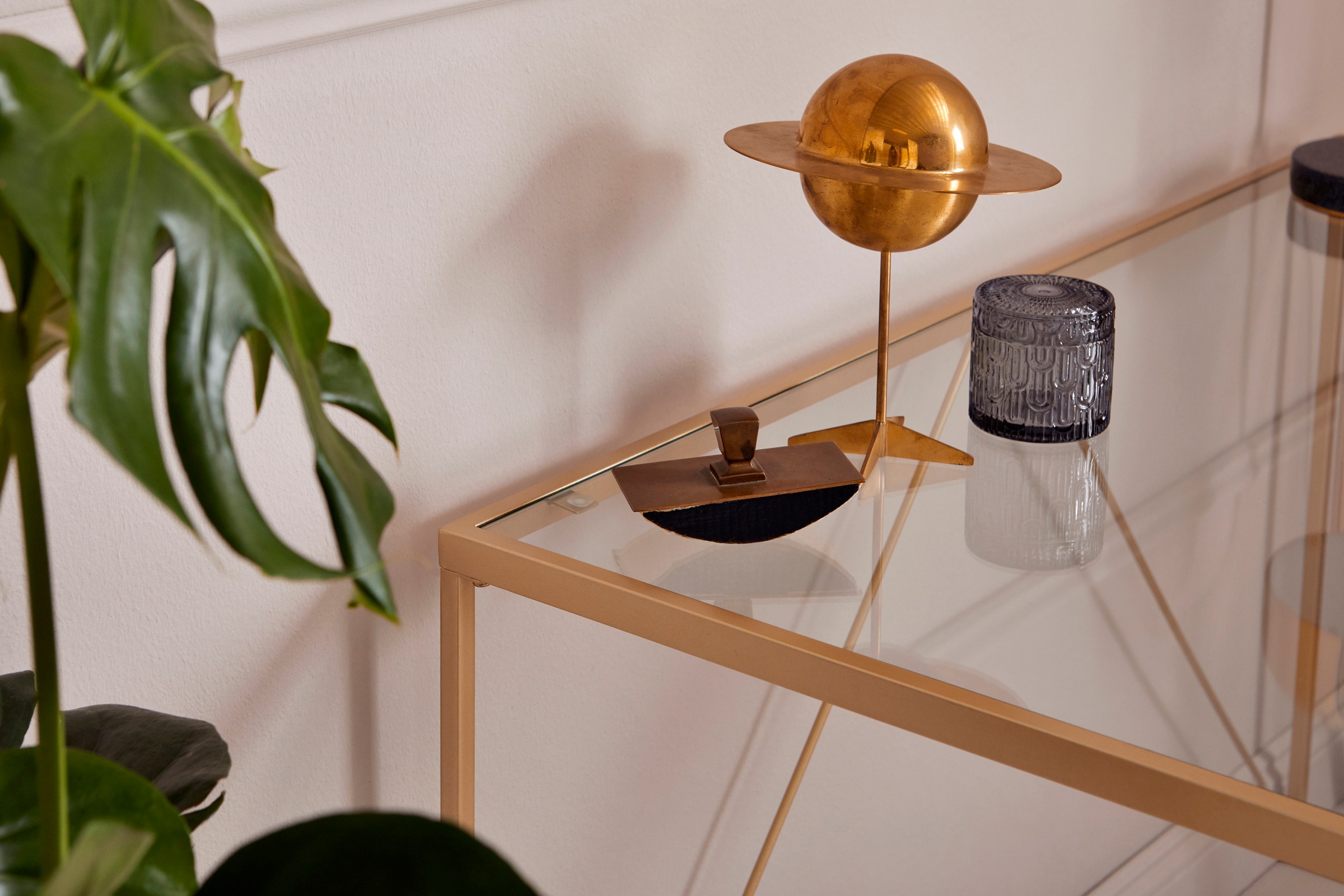 Jahnke Schreibtisch »GLAM DESK«, (1 St.), Sicherheitsglas