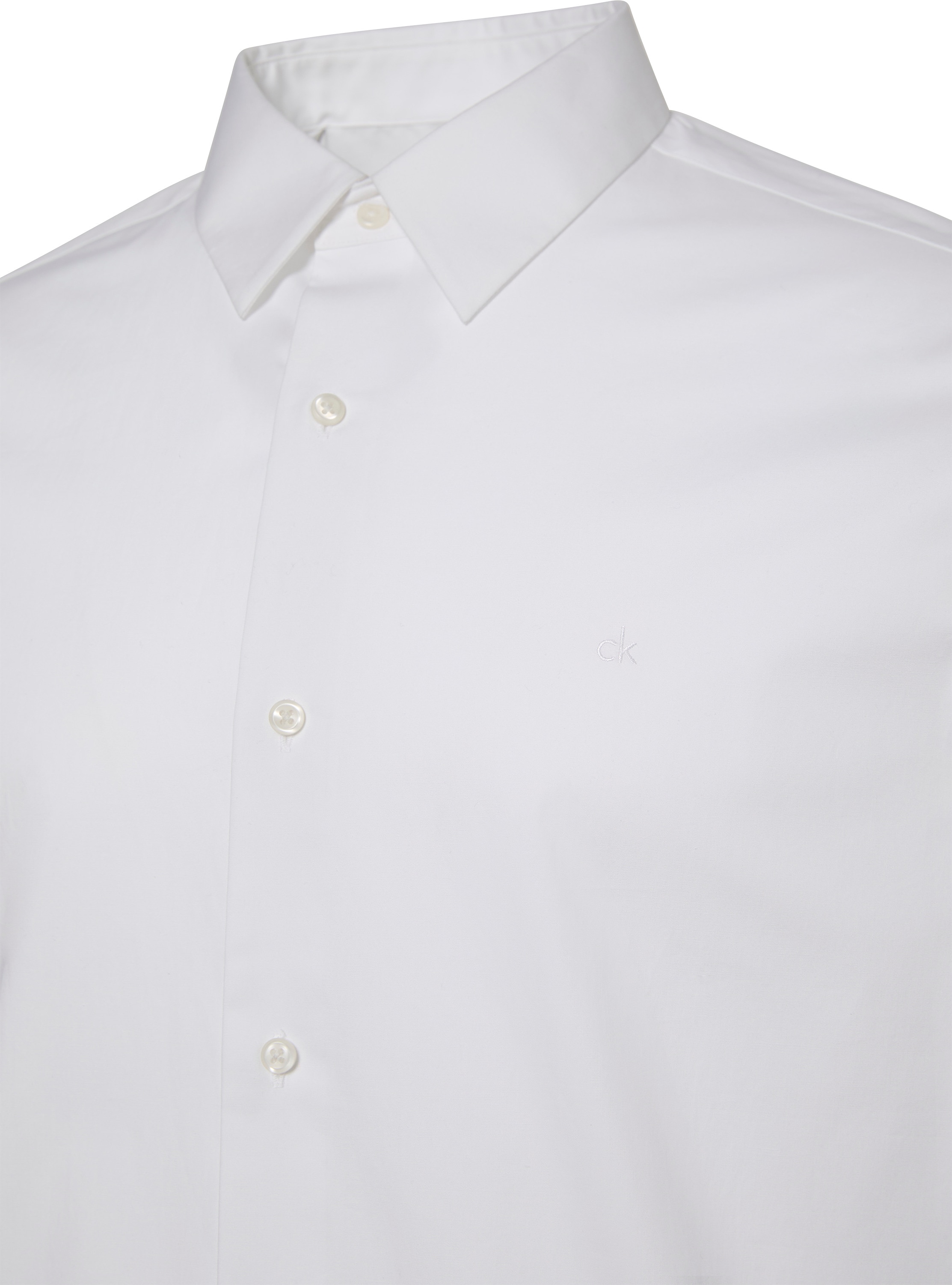 Calvin Klein Businesshemd »LS SOLID STRETCH CLASSIC SHIRT« mit Kentkragen