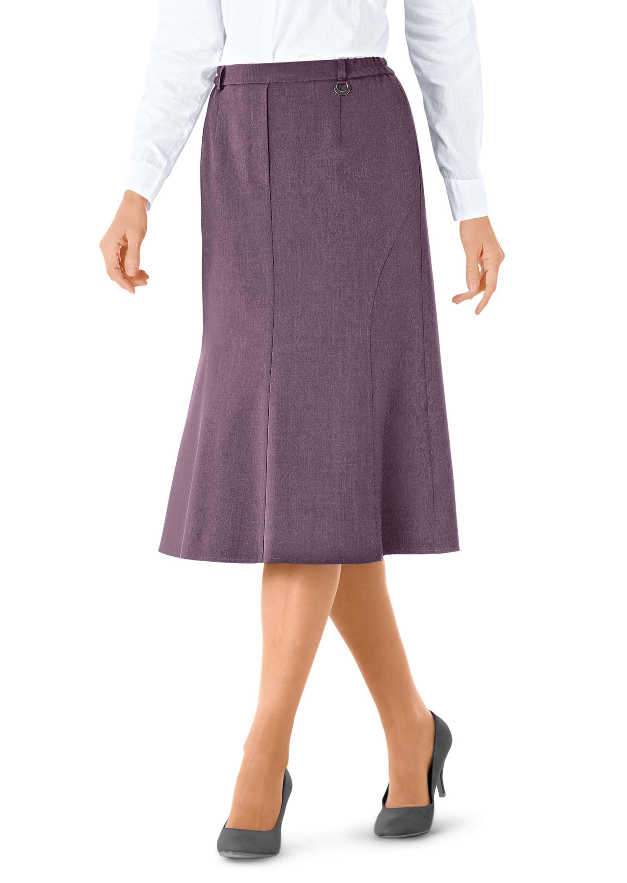 GOLDNER A-Linien-Rock »Kurzgröße Knitterarmer Schlupfrock mit SilverFresh-Ausrüstung«