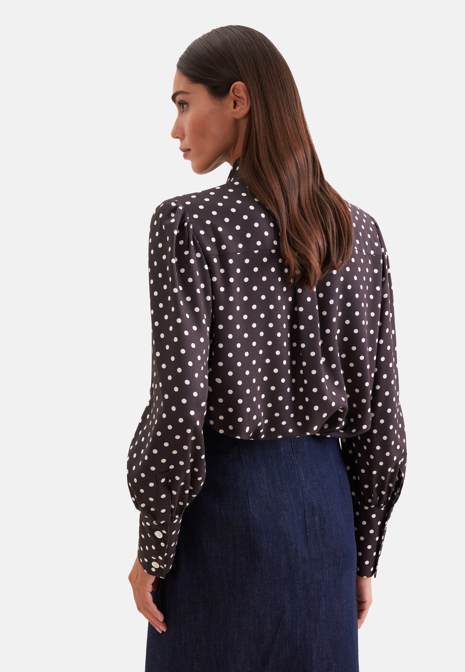 seidensticker Klassische Bluse 1/1 Kragen Druck