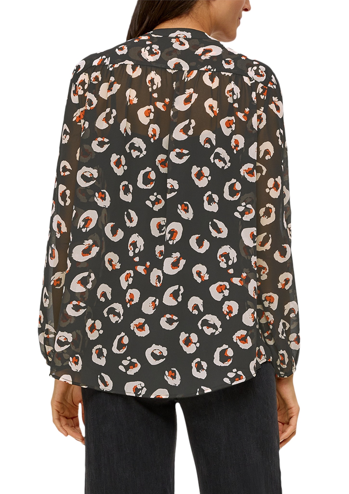 s.Oliver Druckbluse, mit auffälligem Printmuster