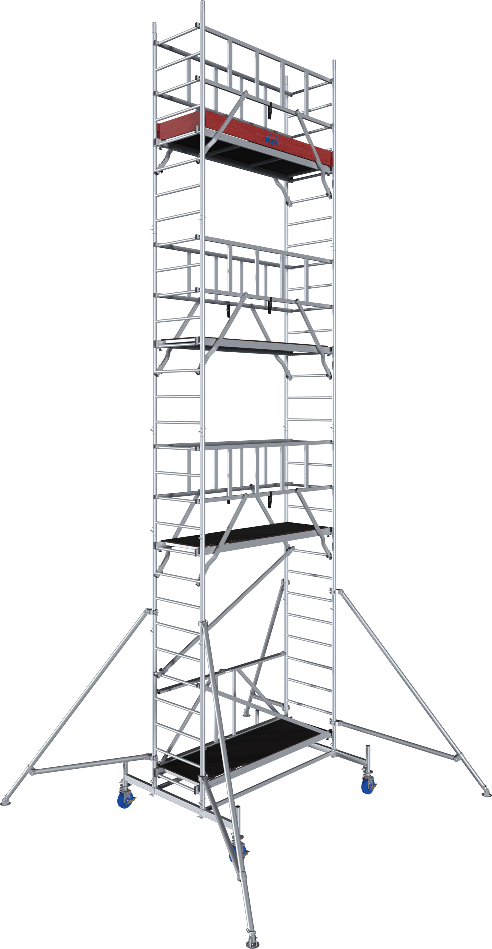 KRAUSE Fahrgerüst »ProTec XS Alu-FaltGerüst«, Arbeitshöhe: 8,8 Meter